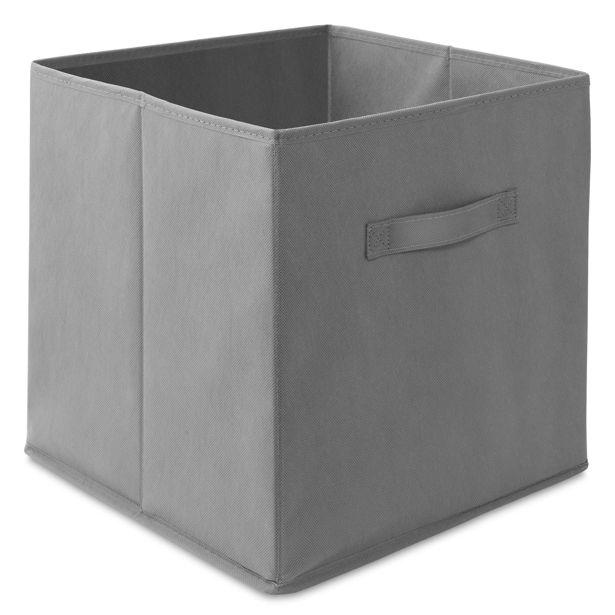 Casafield Set Of 6 Collapsible Fabric Cube Storage Bins, Gray - 13'' Foldable Cloth Baskets For Shelves, Cubby Organizers & More