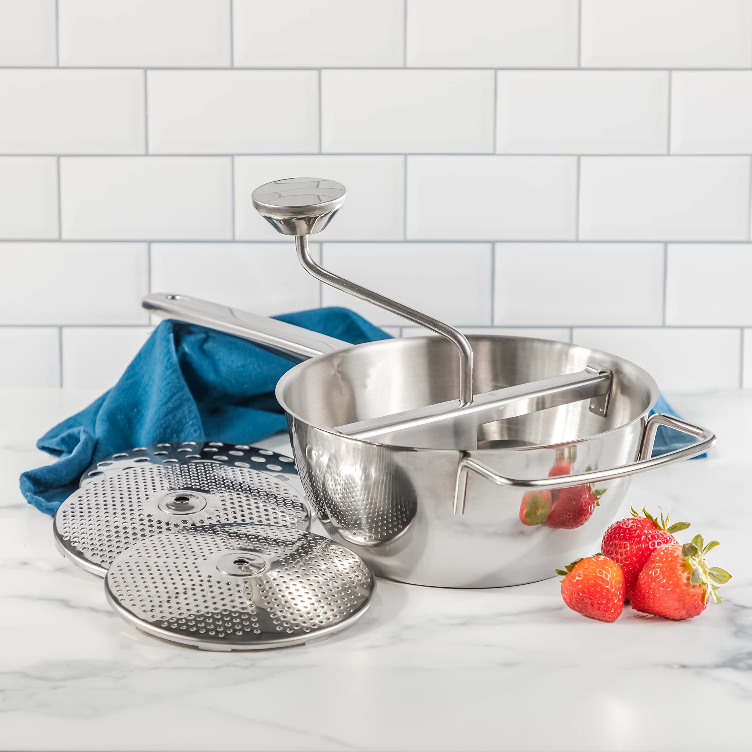 Mcsunley Stainless Steel Prep-N-Cook Food Mill
