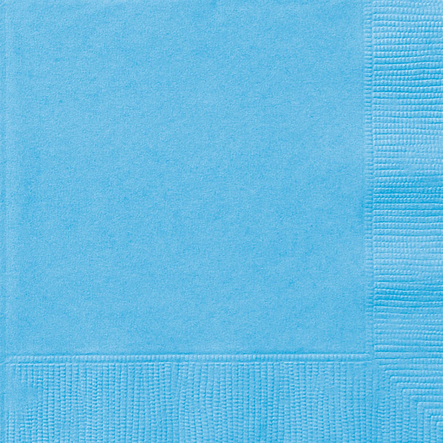 Powder Blue Solid Luncheon Napkins - (Pack Of 20) - Elegant Design - Perfect For Parties, Events & Everyday Use