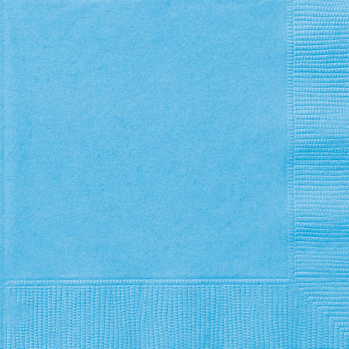 Powder Blue Solid Luncheon Napkins - (Pack Of 20) - Elegant Design - Perfect For Parties, Events & Everyday Use