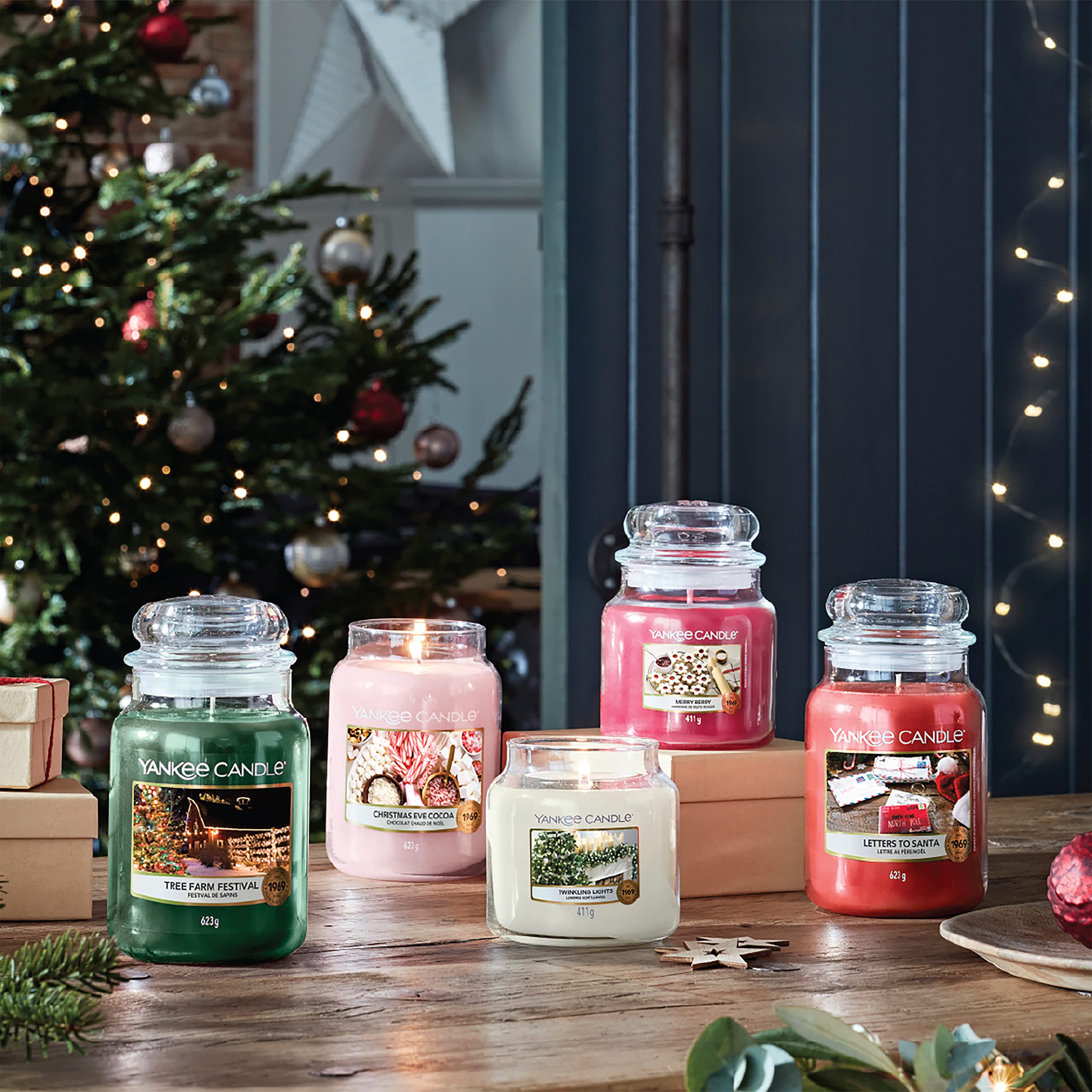 Yankee Candle Scented Candle | Tree Farm Festival Large Jar Candle | Burn Time: up to 150 Hours