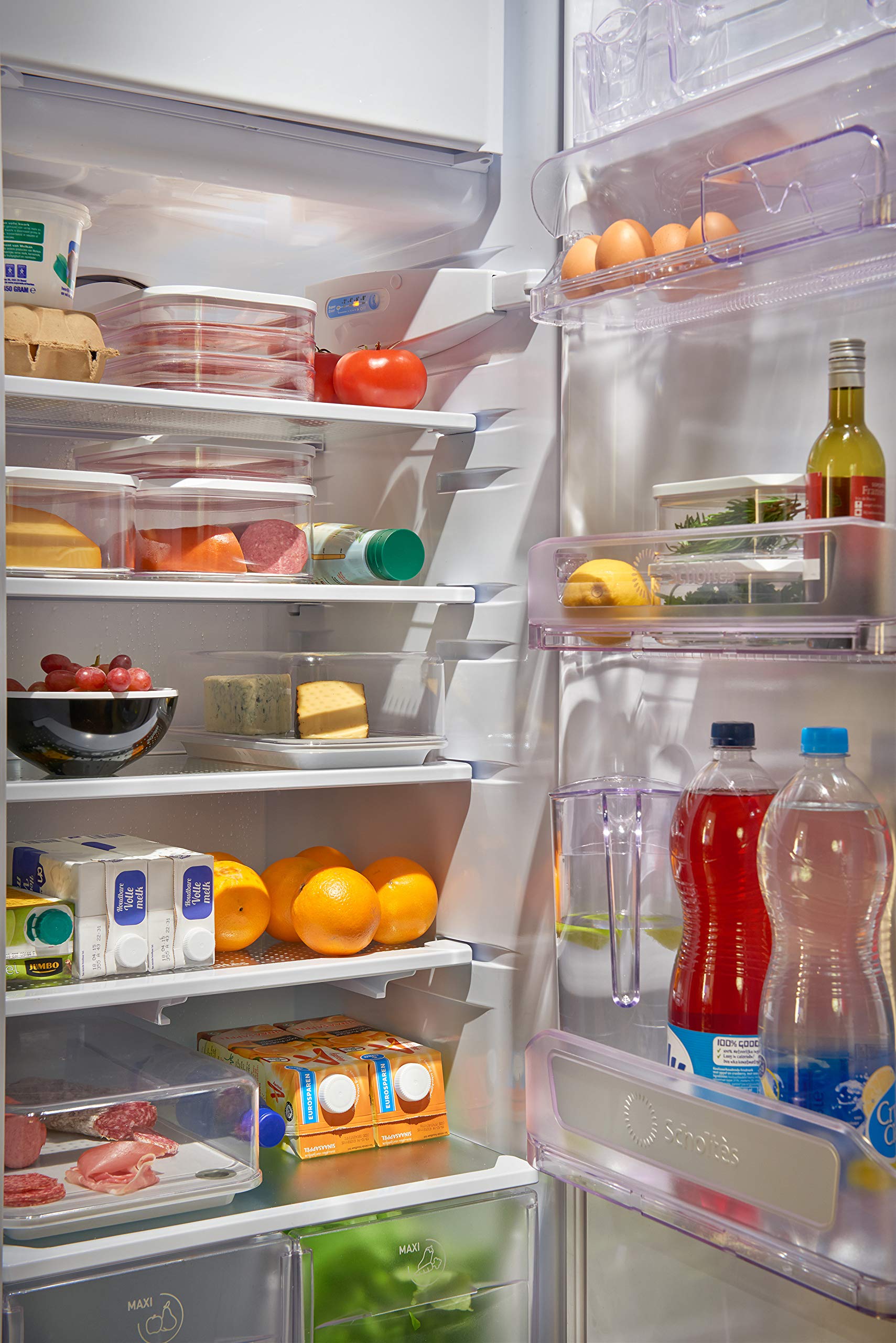 Mepal, Modula Cheese Dome For Cheddar Or Parmesan Including Transparent Dome And Cutting Board, Airtight, Portable, Bpa Free, Ho