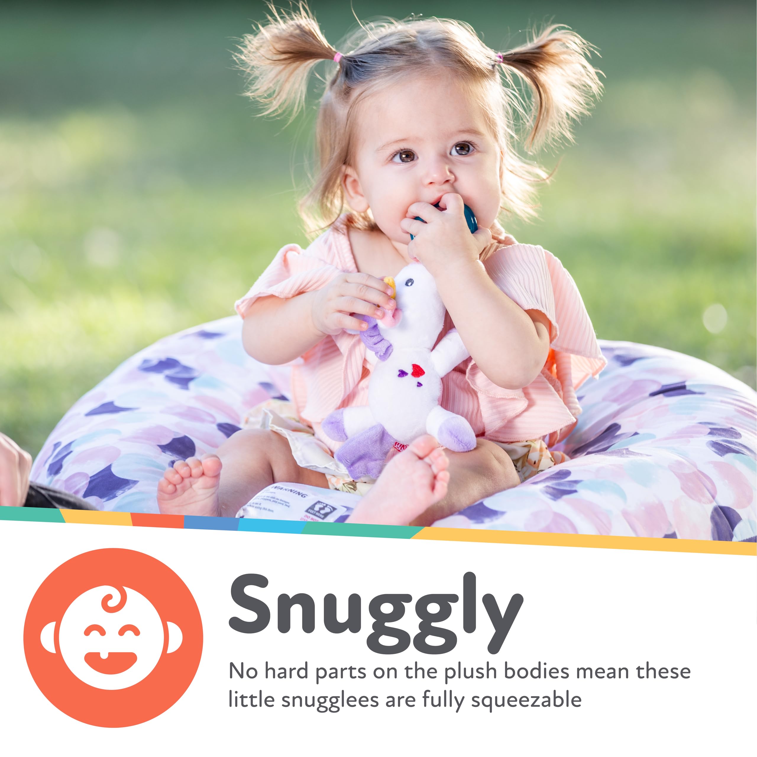 Nuby Calming Natural Flex Snuggleez Pacifier With Plush Combo Set For Cuddling With Comfort, Alligator