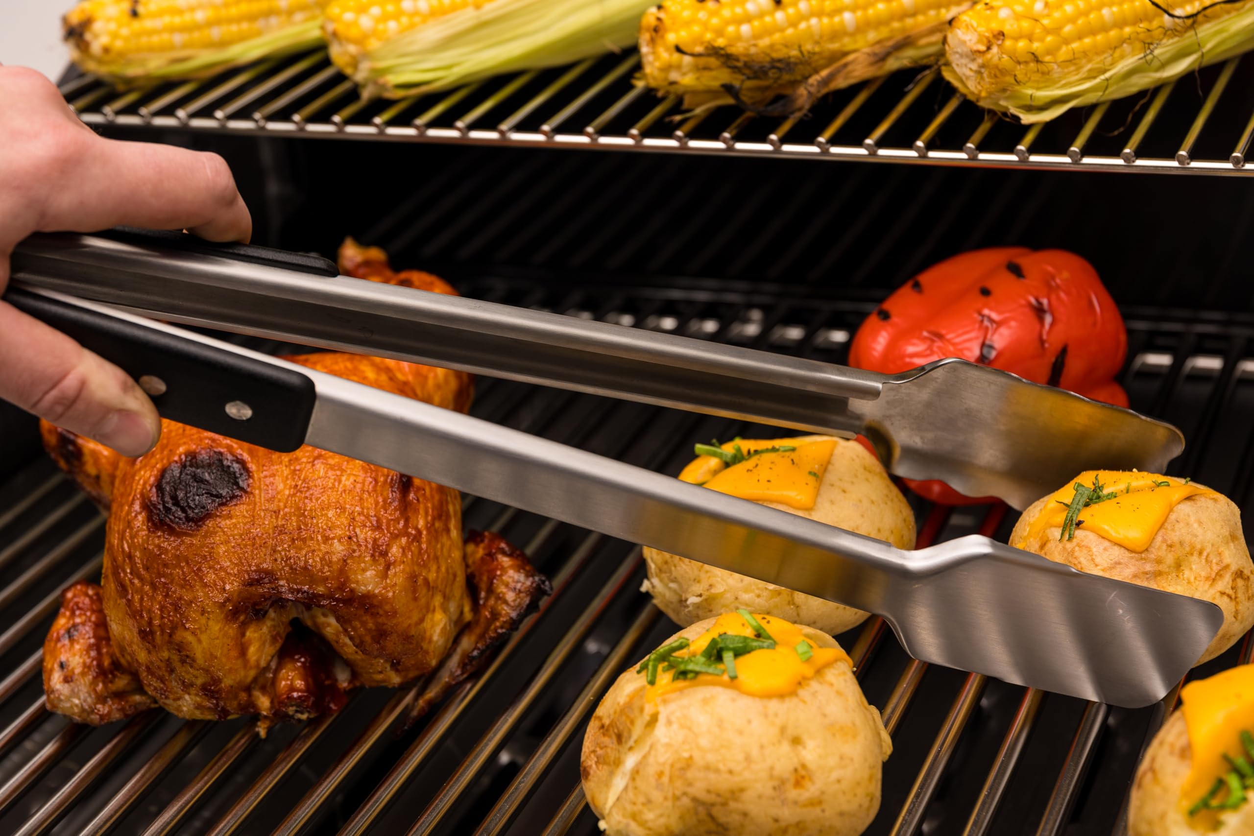 Broil King, 64112, Tong Imperial Ss, Silver, Black