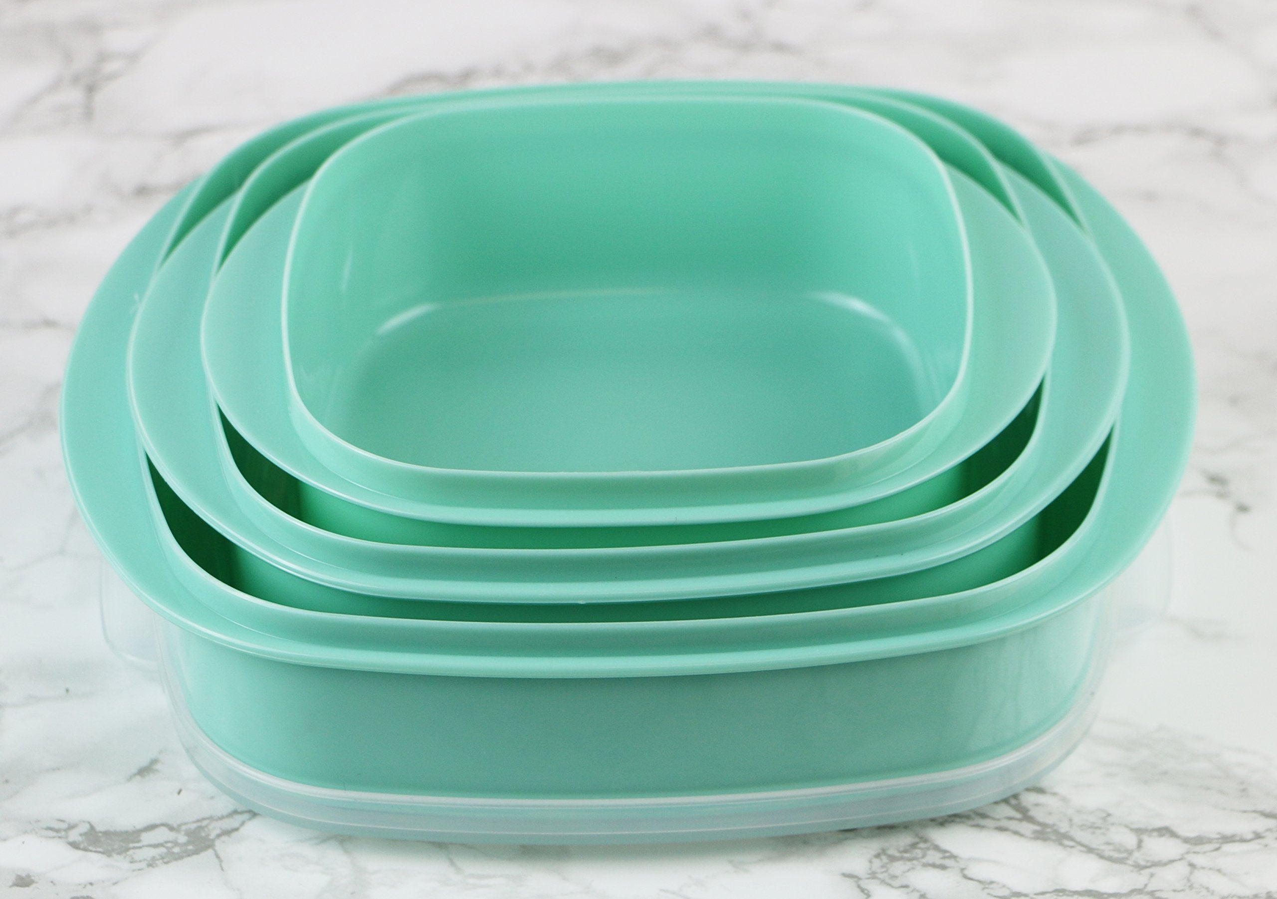 Reston Lloyd Calypso Basics, Microwave Cookware & Storage Set, Adjustable Vent On Lids