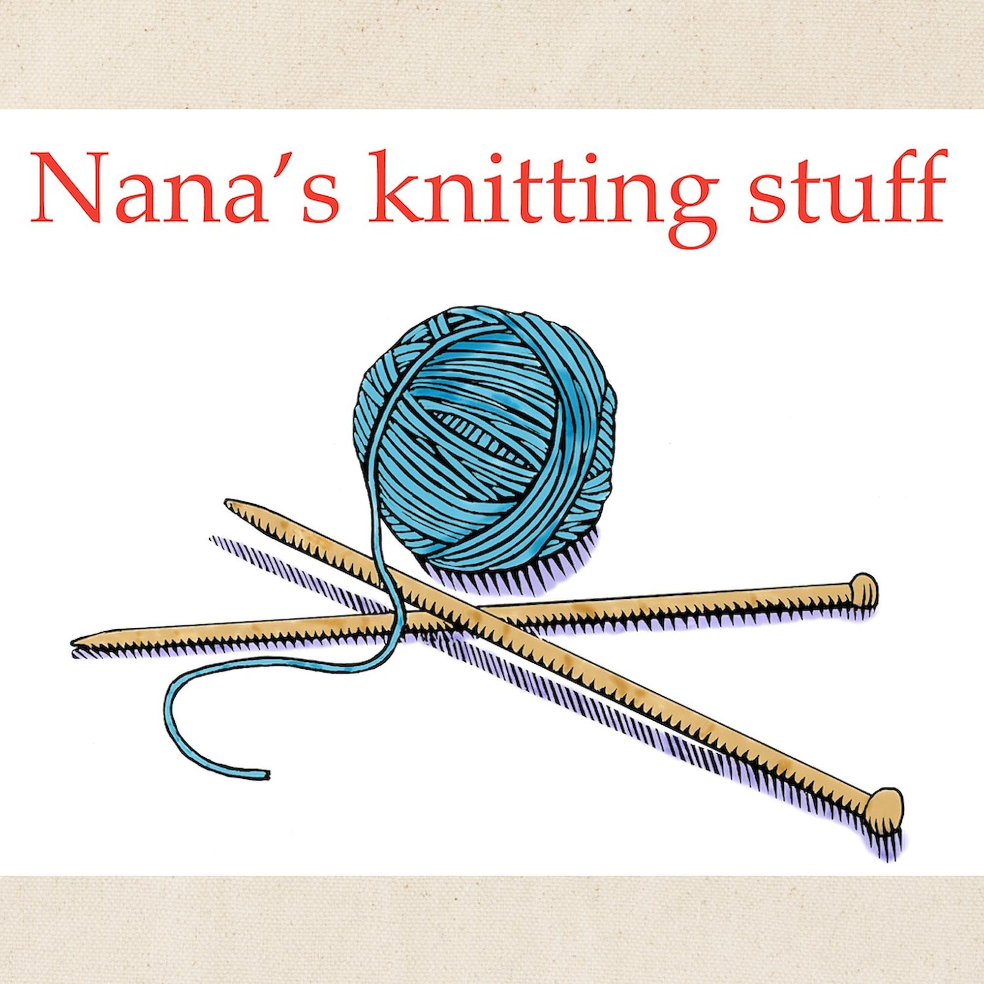 Cafepress Nana'S Knitting Tote Bag Natural Canvas Tote Bag, Reusable Shopping Bag