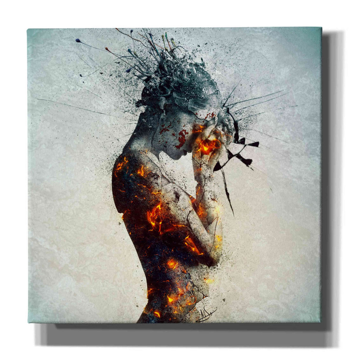 Cortesi Home 'Deliberation' By Mario Sanchez Nevado, Canvas Wall Art, 12''X12''