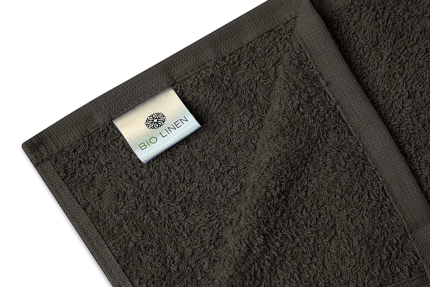 Biolinen Grey Bath Towels - Pack Of 6 | Ultra Soft, Highly Absorbent | 100% Cotton Towels For Bathroom, Gym, Spa, And Hotel Use