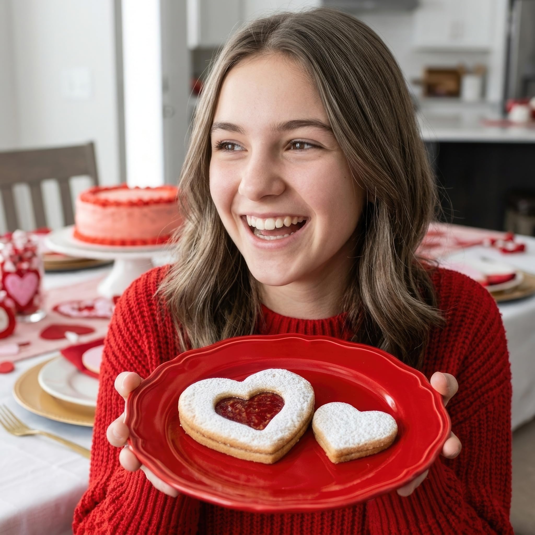 Ann Clark Valentines Linzer Cookie Cutters 2-Pc. Set (4, 2) Made in USA