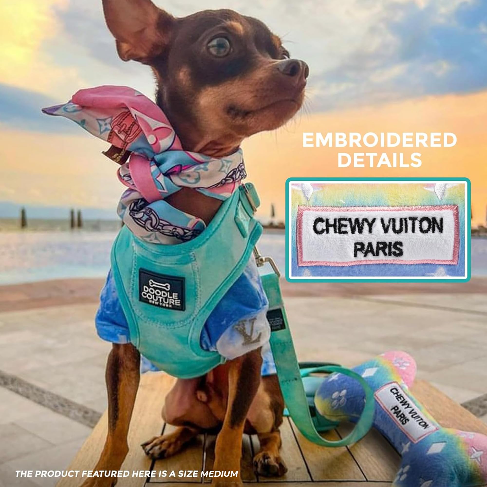 Haute Diggity Dog Fashion Hound Collection  Unique Squeaky Plush Dog Toys - Passion For Fashion (Accessories)