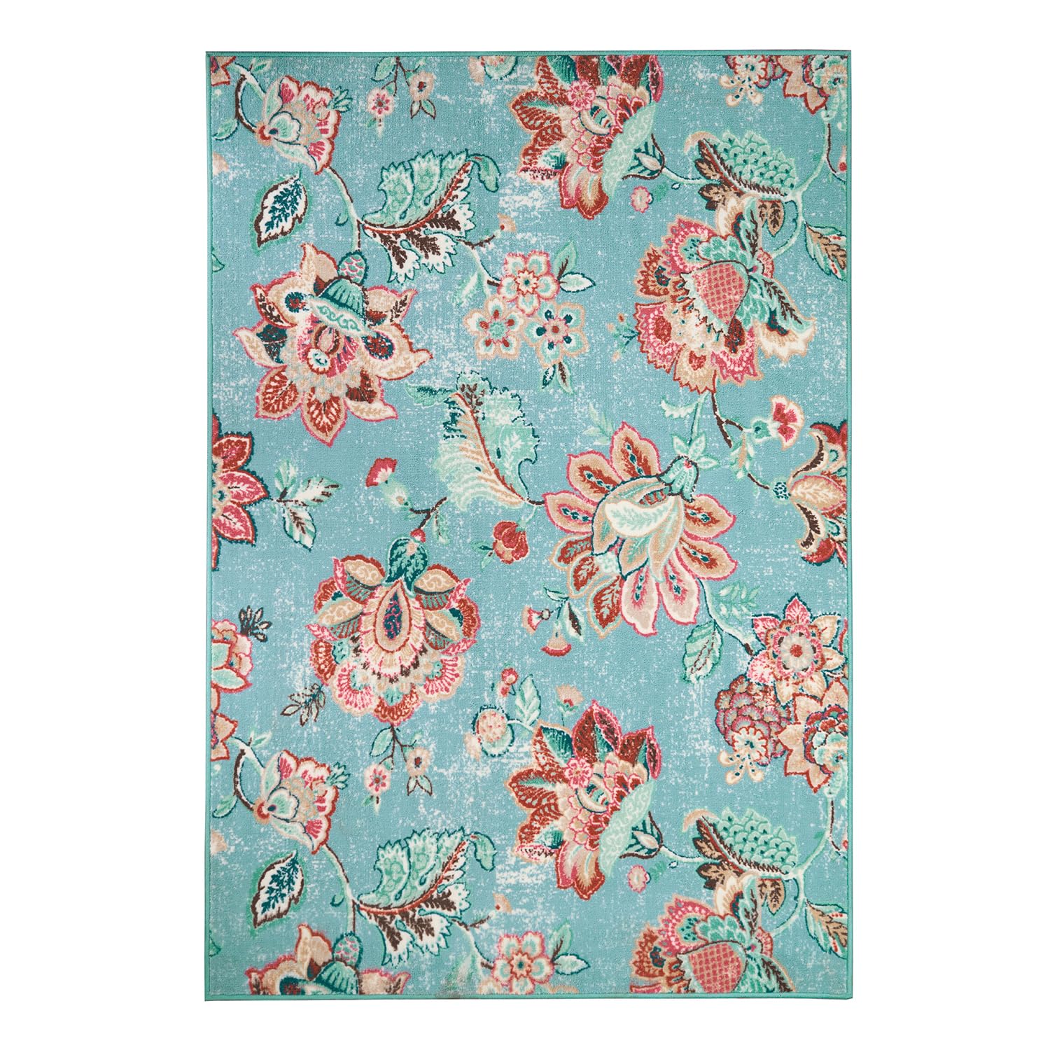 Welspun Wonder-Full Polyster Carpet-Light Blue