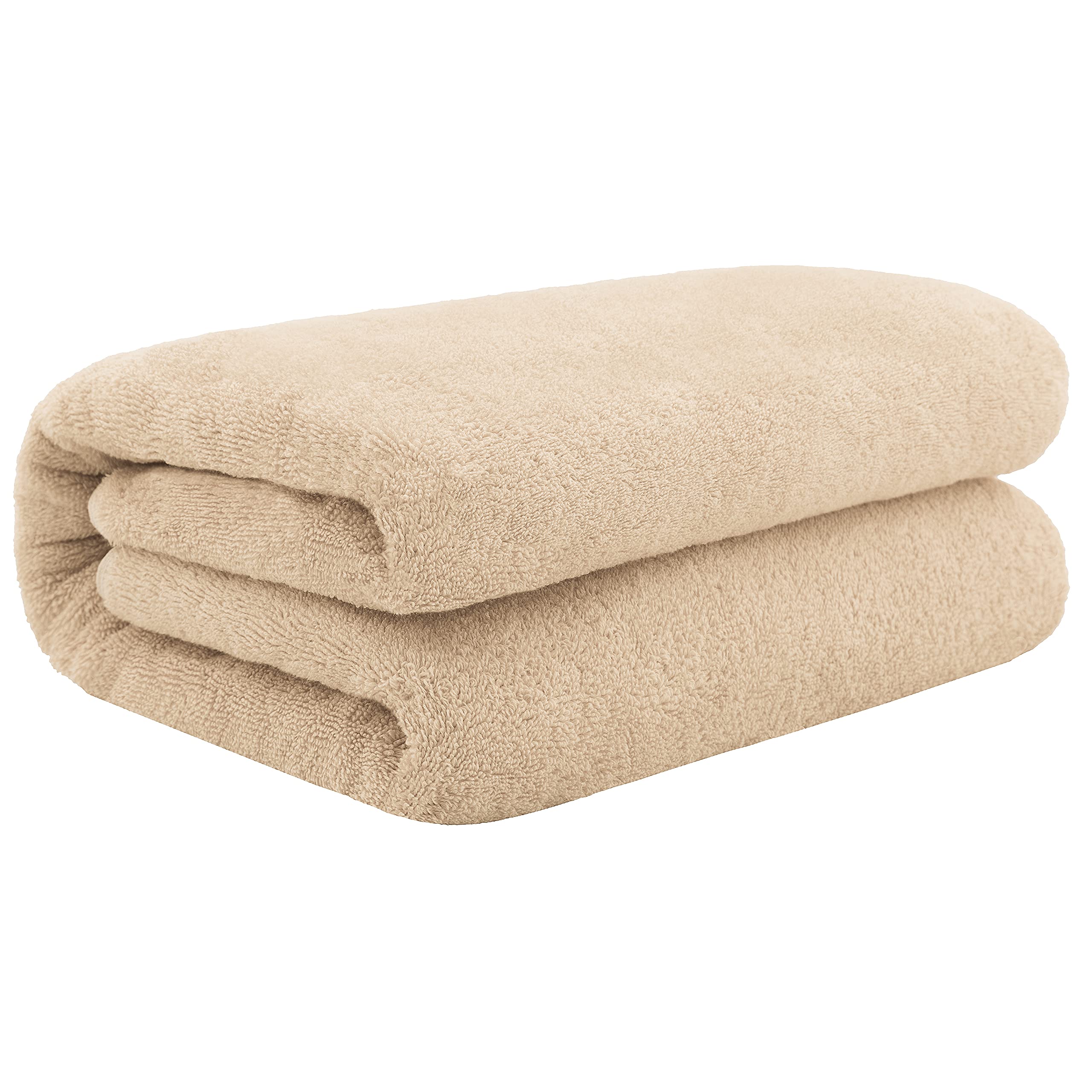 Cotton Paradise Oversized Bath Sheet  100% Cotton 40x80 Clearance Bath Towel Sheet  Jumbo Large Bath Towel for Bathroom  Sand Taupe Bath Sheet