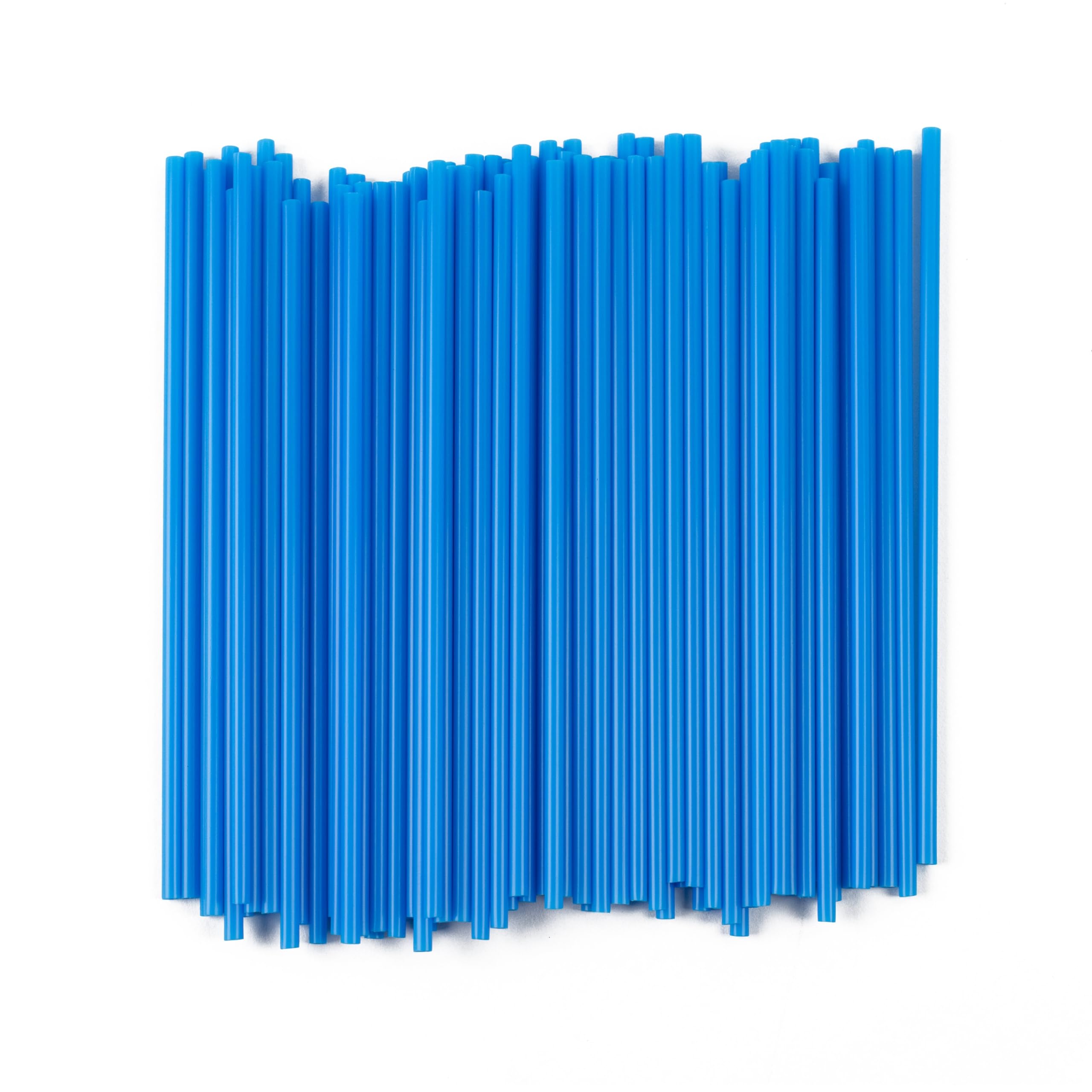 Disposable Plastic Coffee Stirrer Straw - 5 Inch Sip Stir Stick (Blue, 1000)