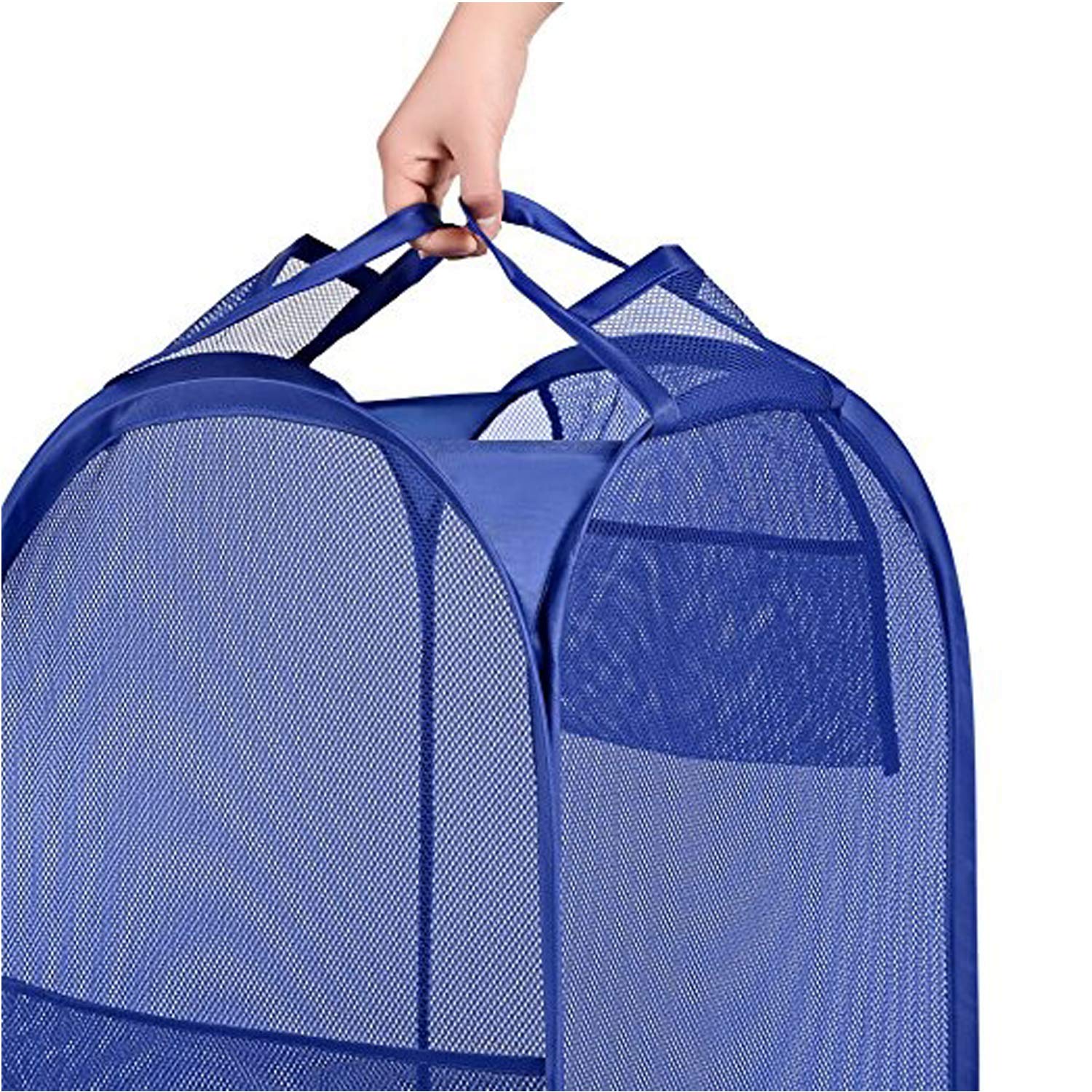 Kuber Industries Nylon Mesh Laundry Basket (Ctktc1477)