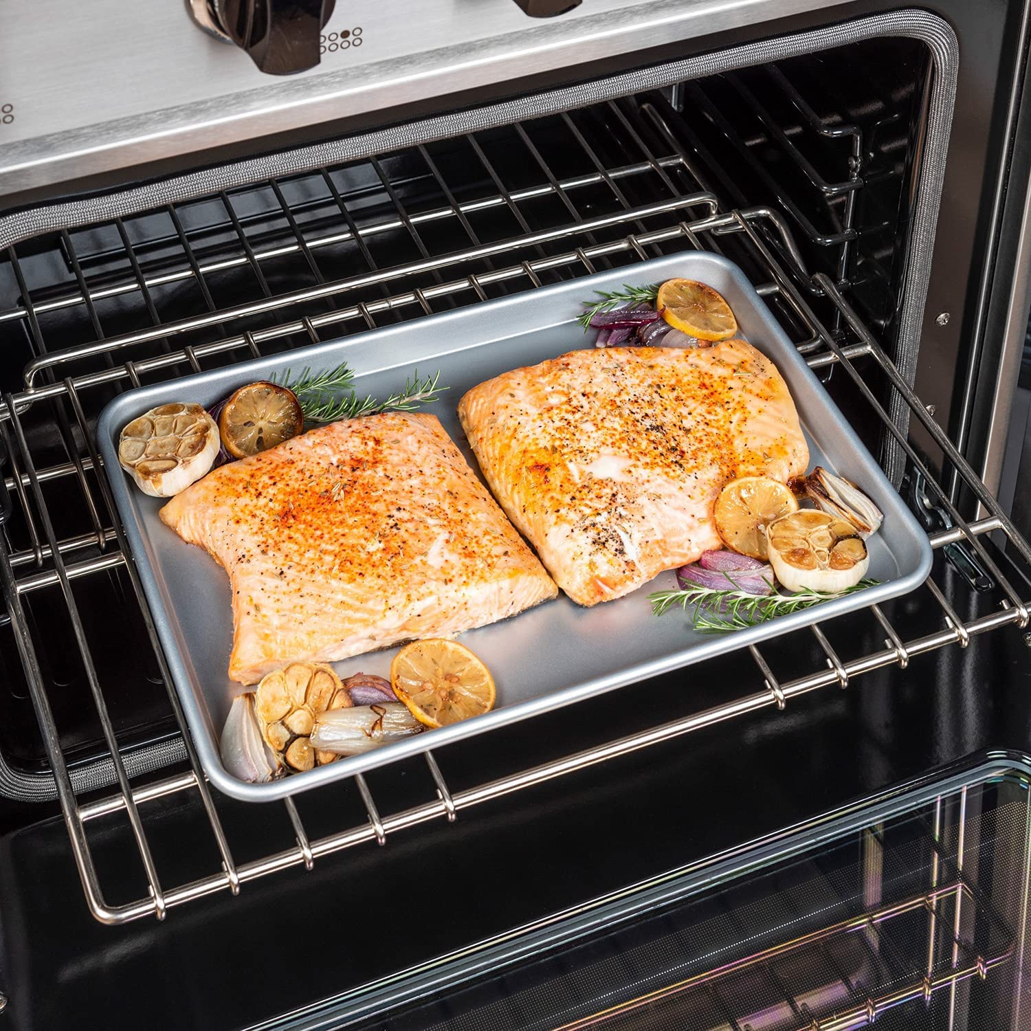 Viking Culinary Aluminized Nonstick Baking Sheet, 15 Inch, Dishwasher Safe