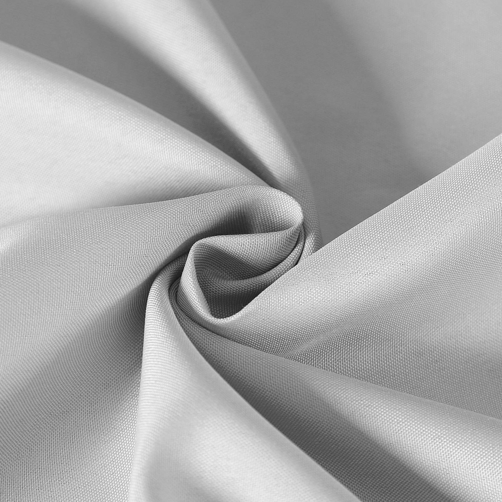 132 Inch Round Tablecloth Washable Polyester Table Cloth Decorative Table Cover For Wedding Party Dining Banquet(132 Inch,Silver