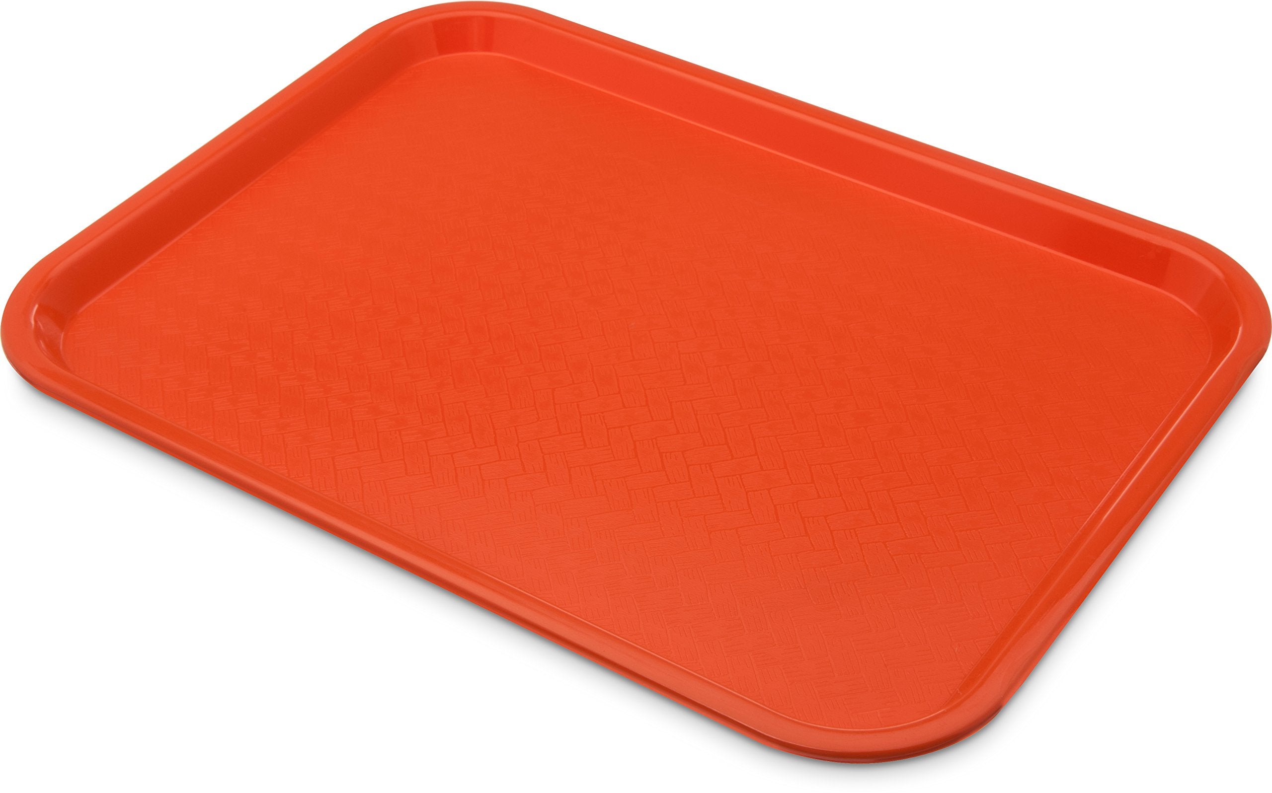 Carlisle Foodservice Products Ct121624 Cafe Standard Plastic Cafeteria/Fast Food Tray, Nsf Certified, Bpa Free, 16'' Length X 12