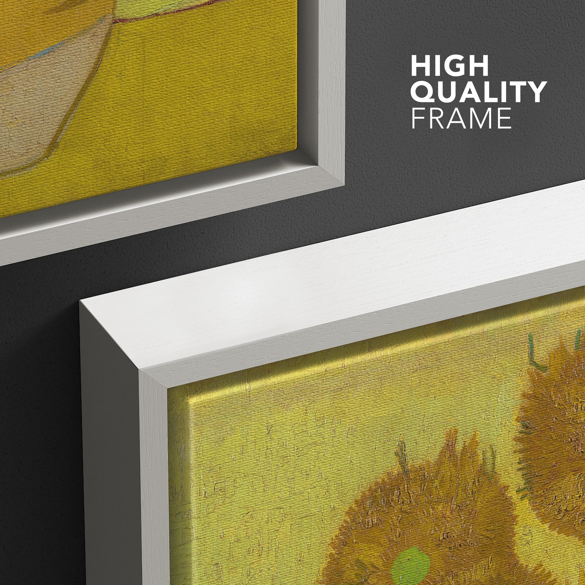 Wall26 Framed Canvas Print Wall Art The Sunflowers Ii By Master Artist Vincent Van Gogh Nature Wilderness Illustrations Fine Art