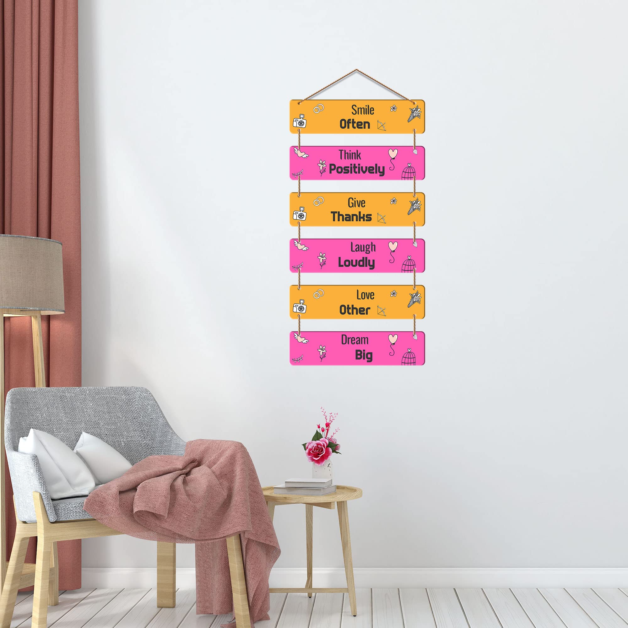Artvibes Decorative Wall Hanging Ornaments Wooden Art Decoration item for Living Room | Bedroom | Home Decor | House Warming Gif