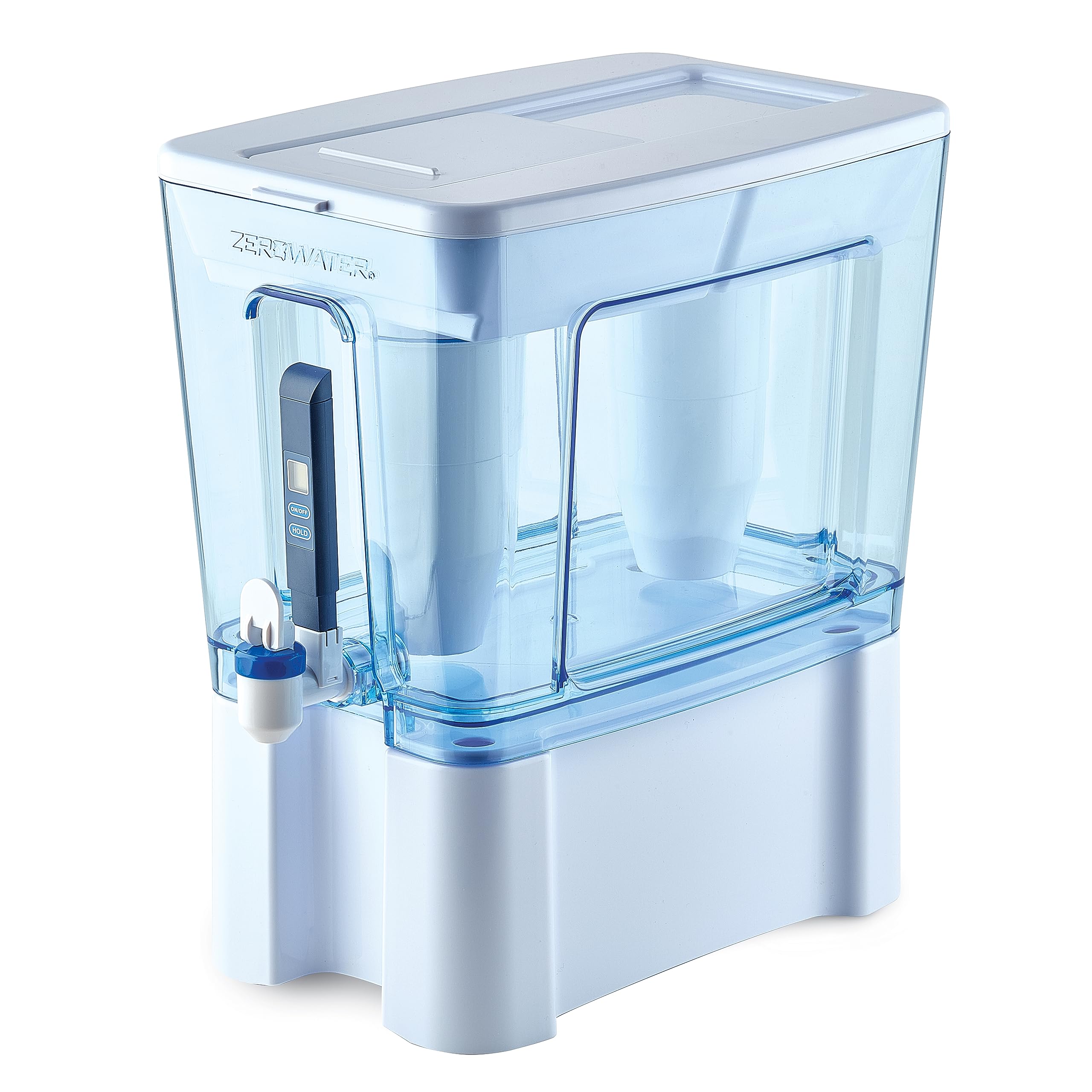 Zerowater 52-Cup Ready-Read 5-Stage Water Filter Dispenser With Instant Read Out - 0 Tds For Improved Tap Water Taste - Nsf Cert