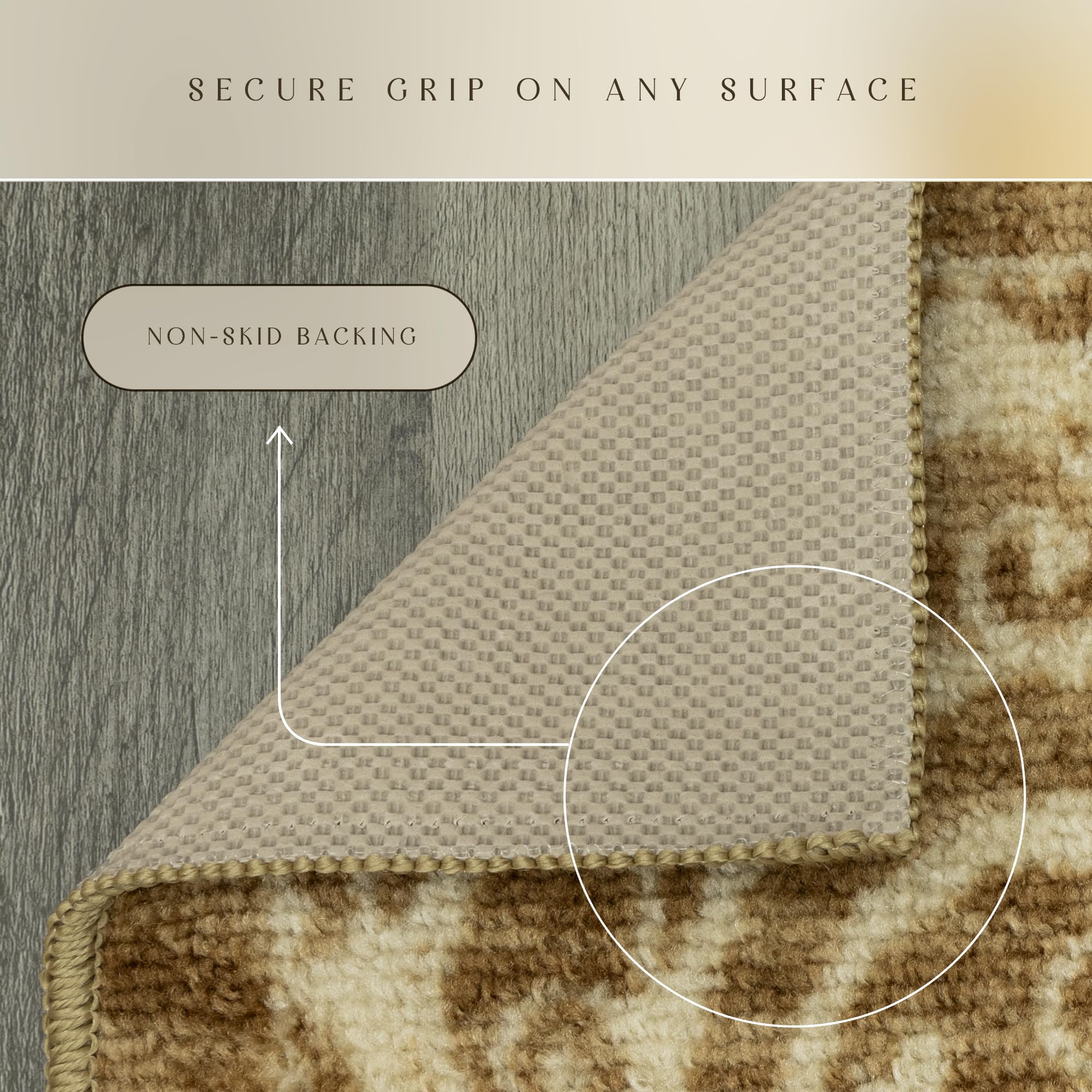 Maples Rugs Pelham Transitional Area Rugs - Made in USA - Low Pile, Non Slip, Pet-Friendly Large Mat for Bedroom, Office, Living