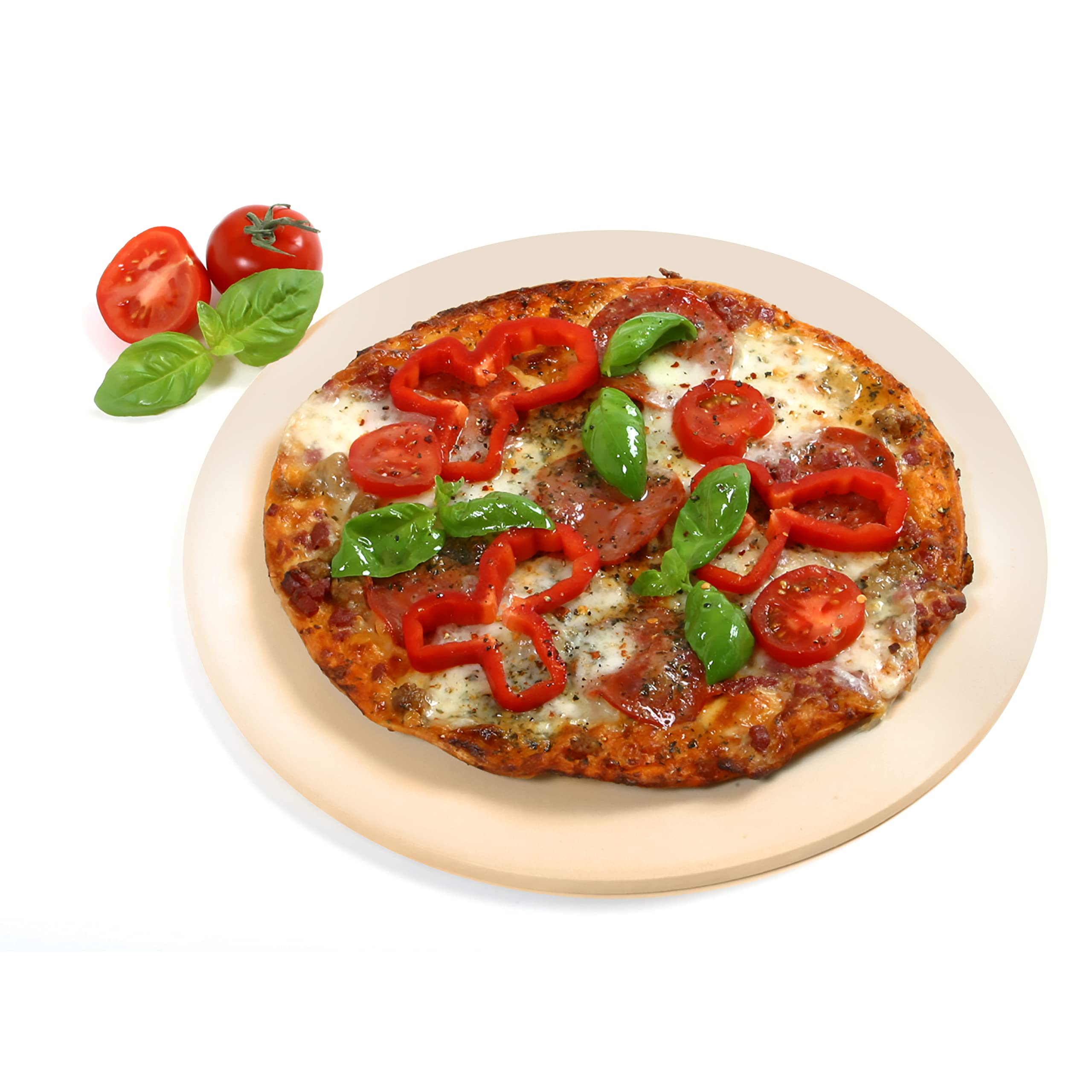 Norpro 13 Inch Round Pizza Baking Stone, 13/33Cm, As Shown