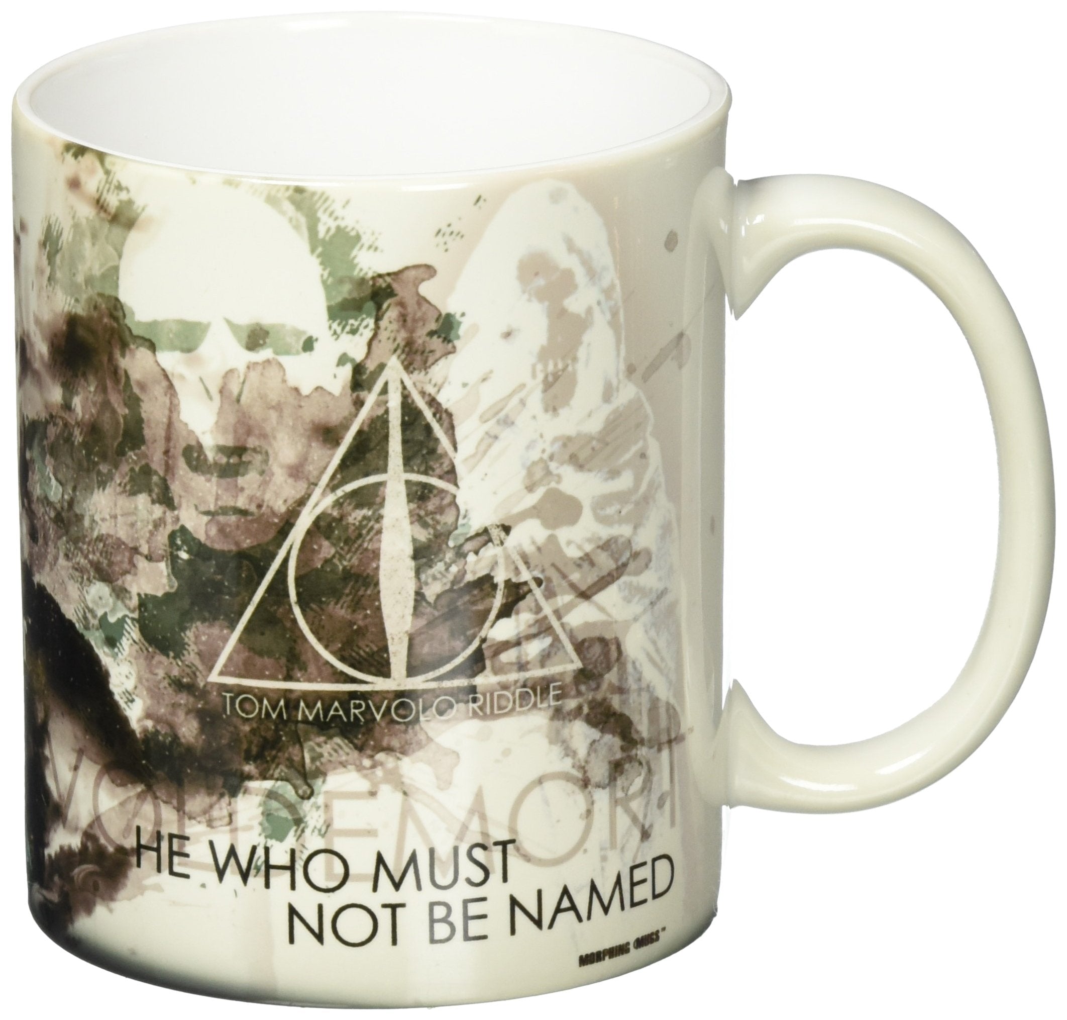 Morphing Mugs Harry Potter (Voldemort) Ceramic Mug, Black