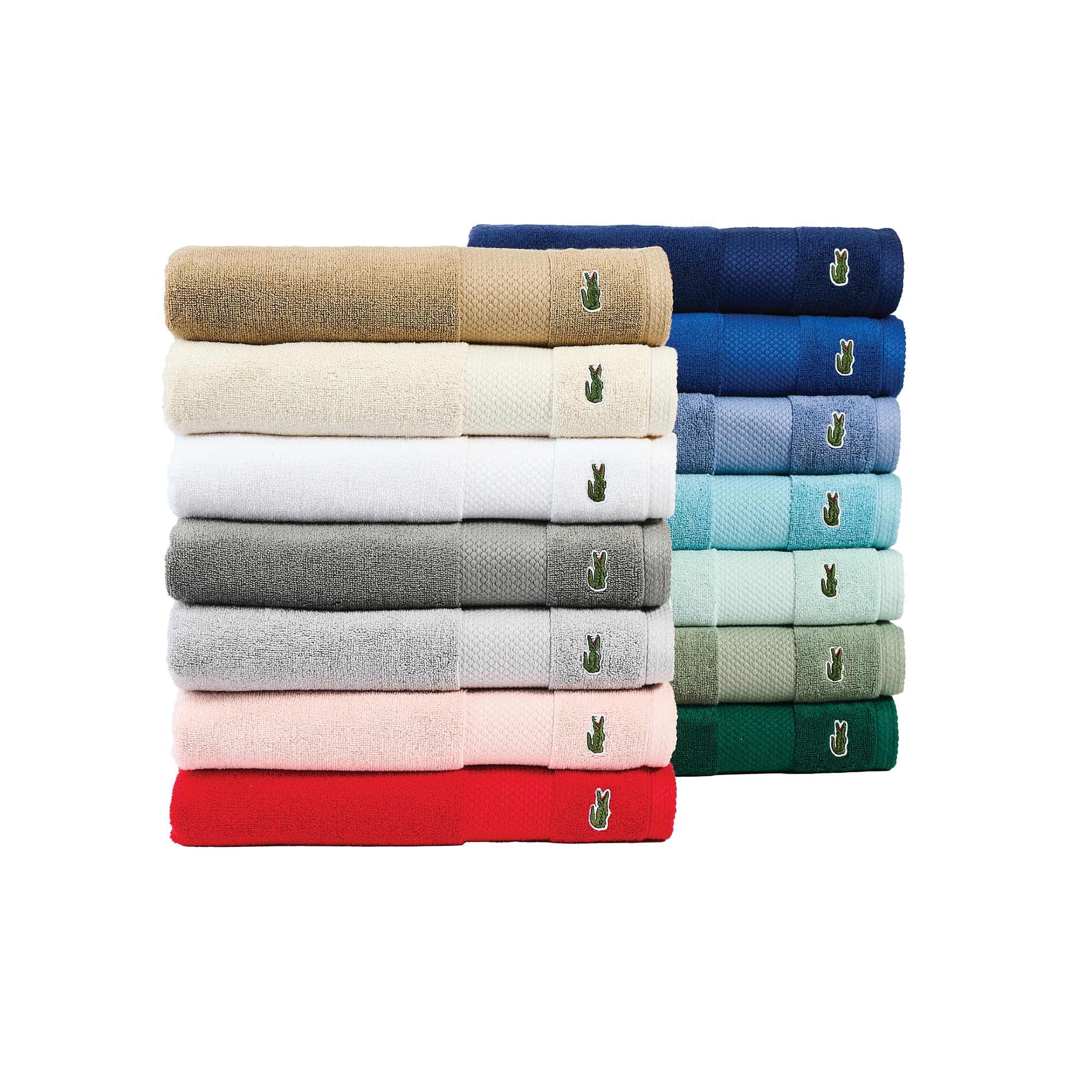 Lacoste Heritage Supima Cotton Bath Towel, Formula One, 30'' X 54''