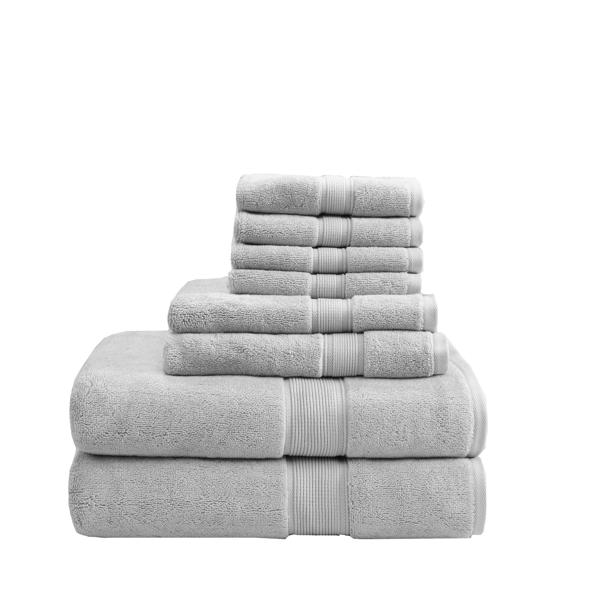 Madison Park Signature 800Gsm 100% Cotton Luxurious Bath Towel Set Highly Absorbent, Quick Dry, Hotel & Spa Quality For Bathroom