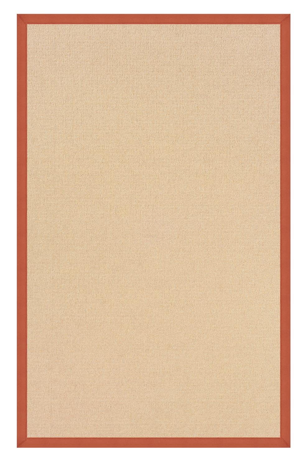 Athena Natural & Burnt Orange 8x11, Rug