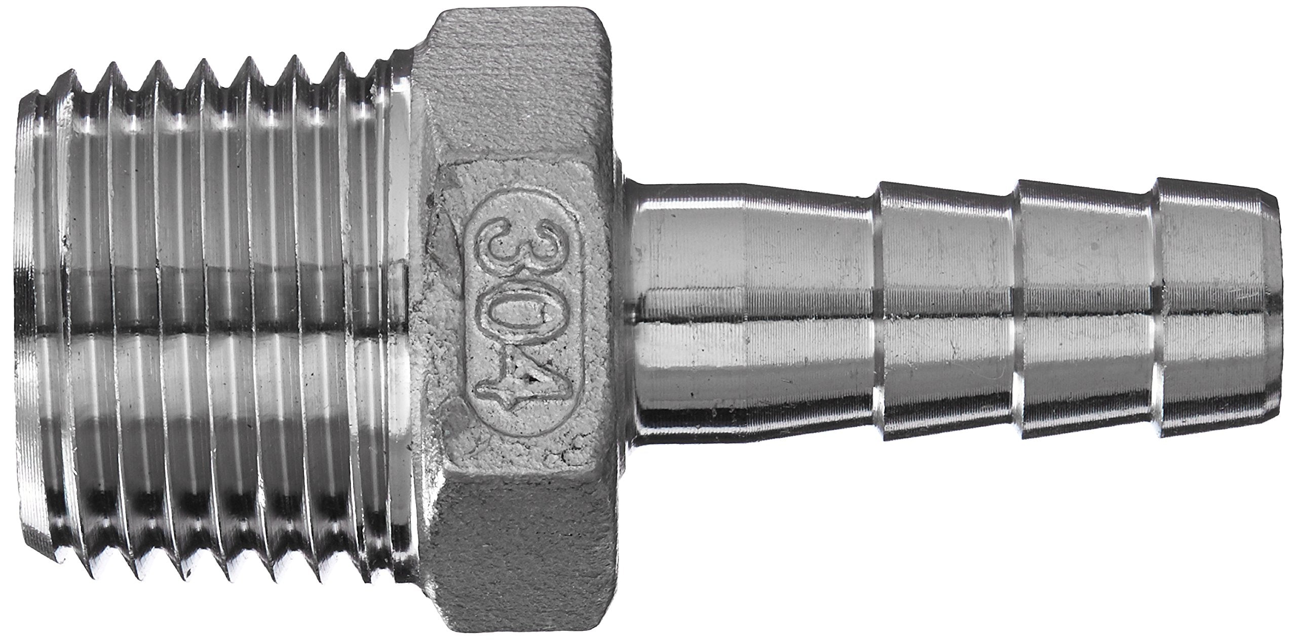 1/2'' Mpt X 3/8'' Barb - Stainless By Midwest Homebrewing And Winemaking Supplies