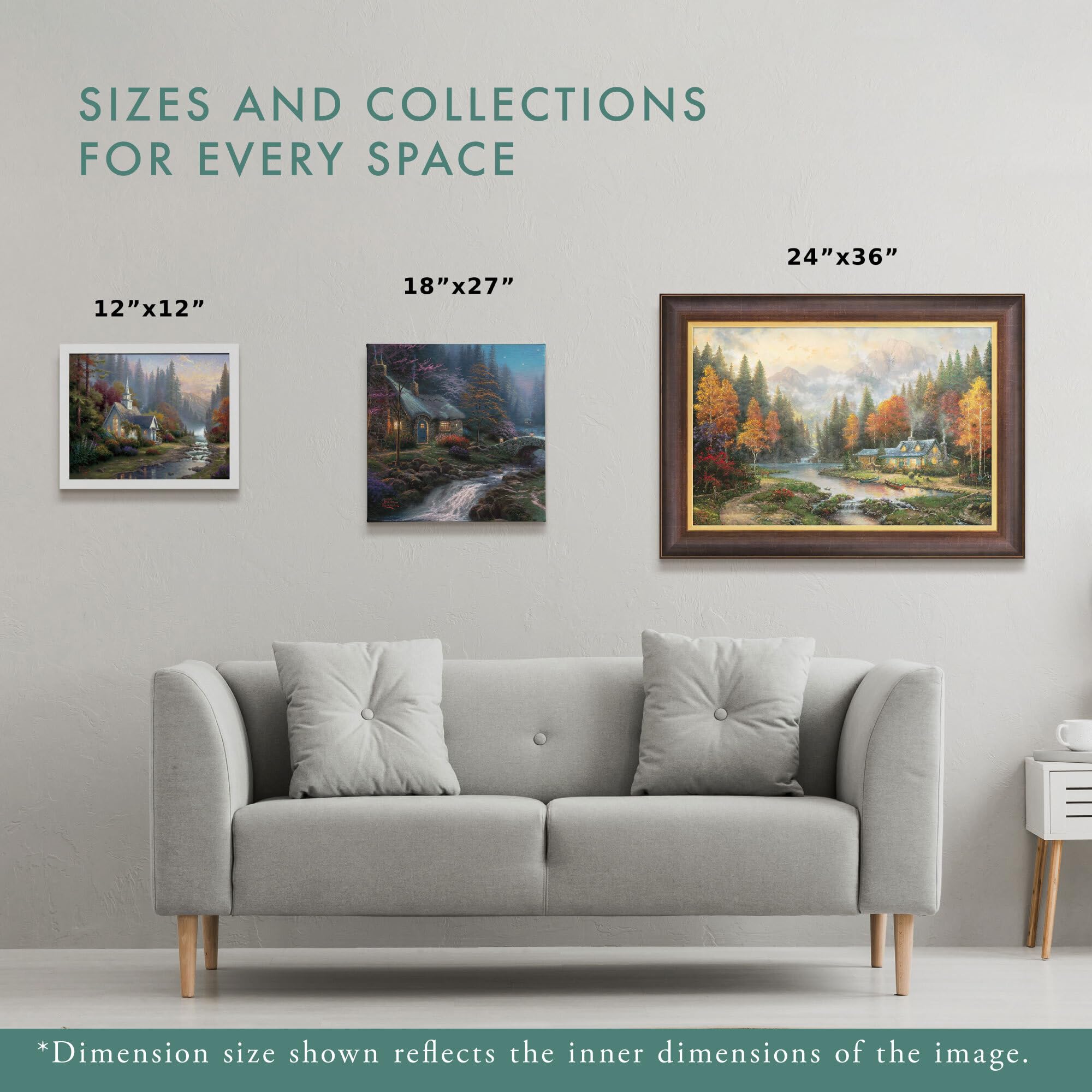 Thomas Kinkade Studios Winnie The Pooh Ii 14 X 14 Gallery Wrapped Canvas