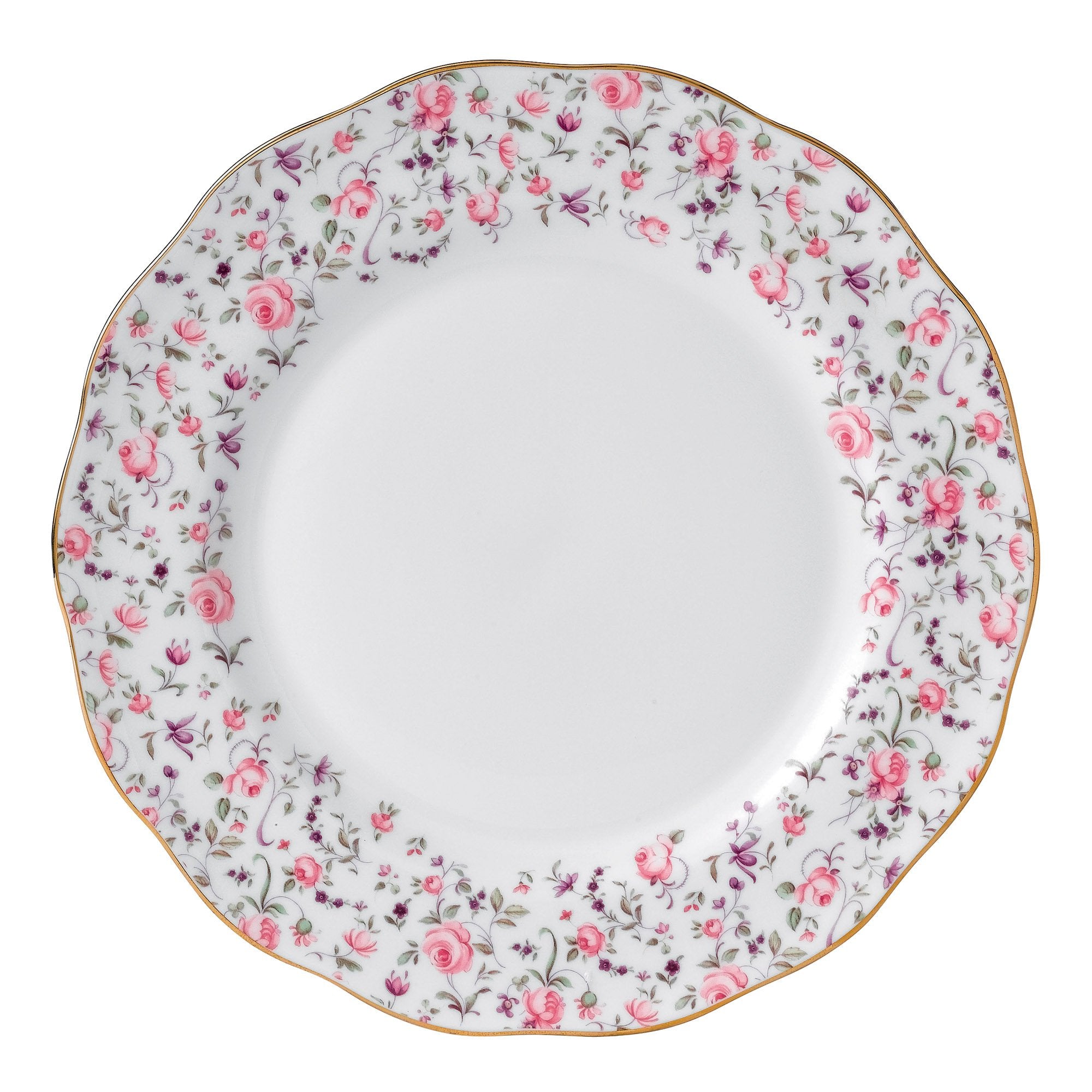 Royal Albert Rose Confetti 5-Piece Place Setting, White, Pink, Purple, Green