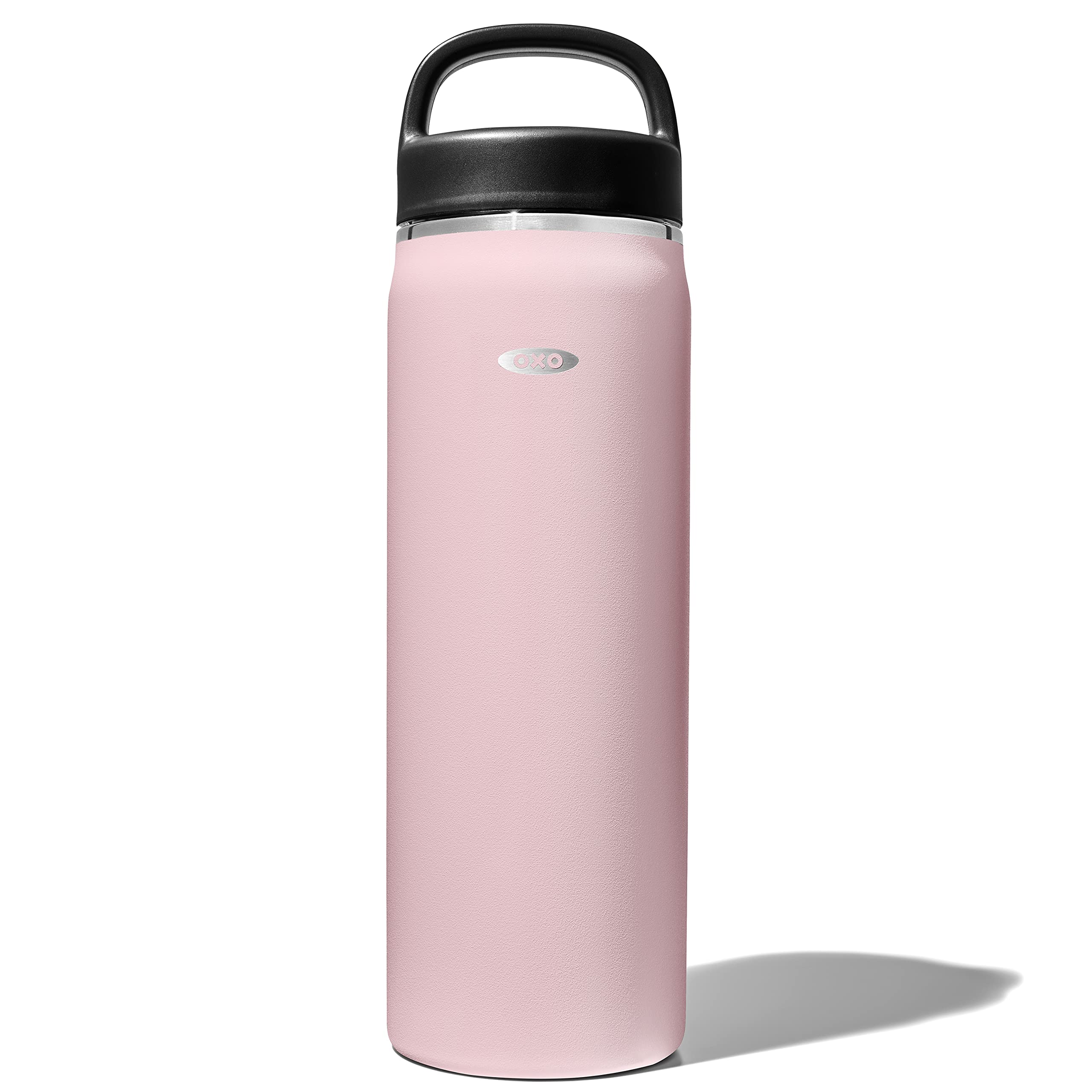 Oxo 40 Oz Insulated Handled Lid Water Bottle, Rose Quartz