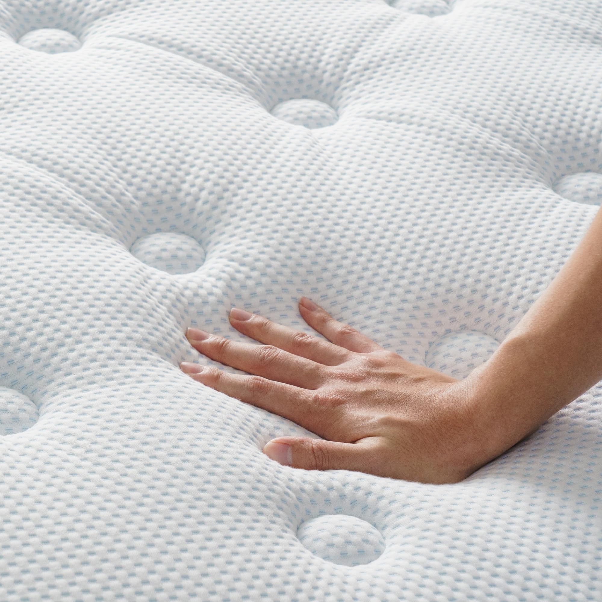 Zinus 10 Inch Comfort Support Hybrid Mattress [New Version], Twin, Fiberglass Free, Medium Plush, Motion Isolation, Certified Sa