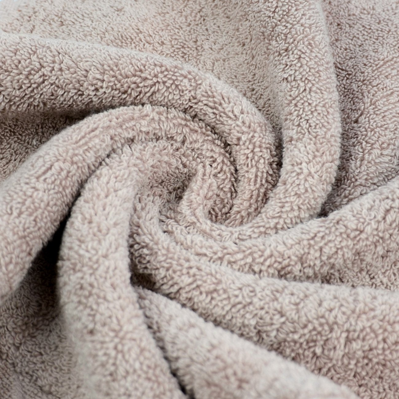 Cleanbear 100% Cotton Hand Towels, Highly Absorbent, 2-Pack, 13 X 28 Inch (Khaki)