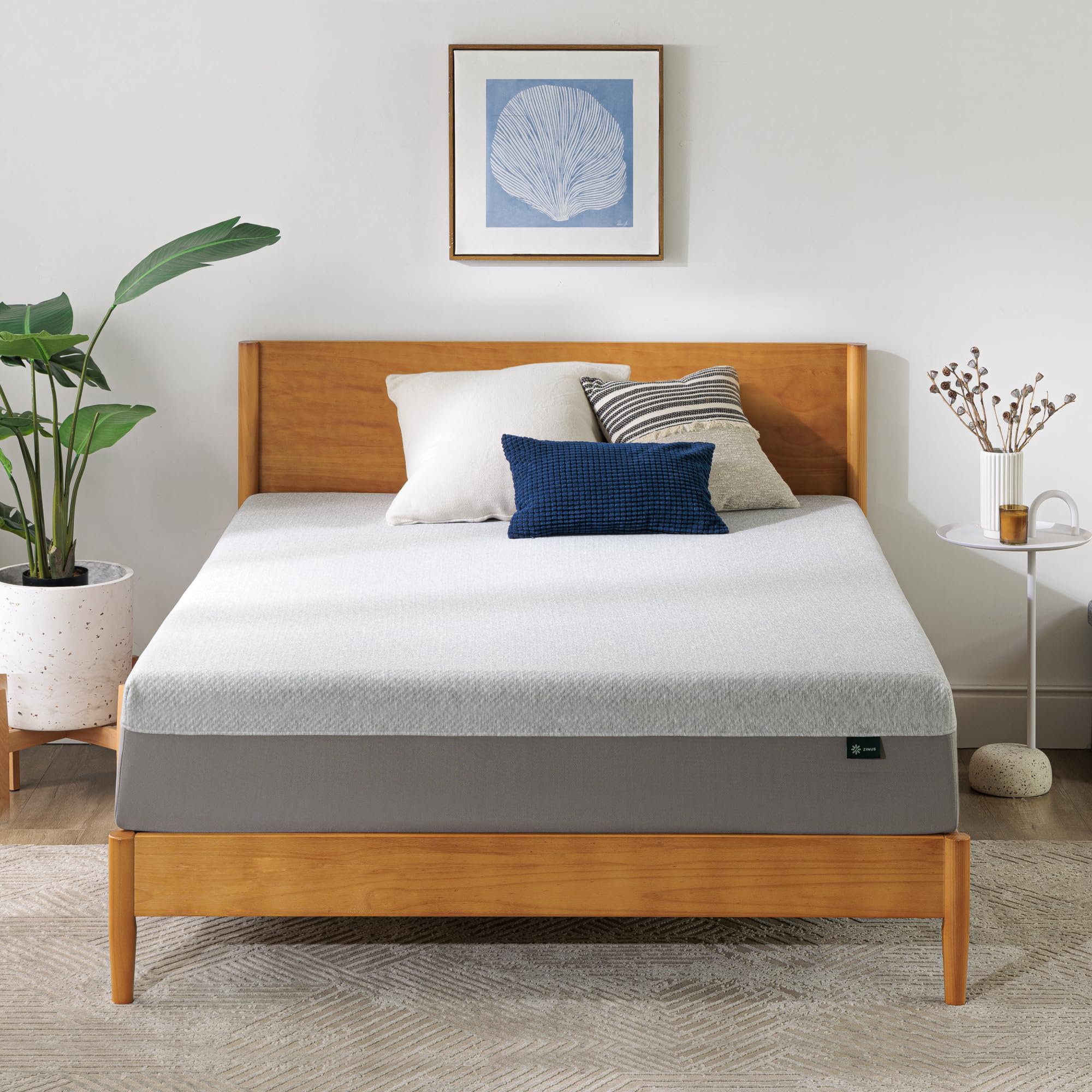 Zinus 10 Inch Ultima Memory Foam Mattress [New Version], Full, Fiberglass Free, Medium Firm Feel, Breathable Airflow Memory Foam