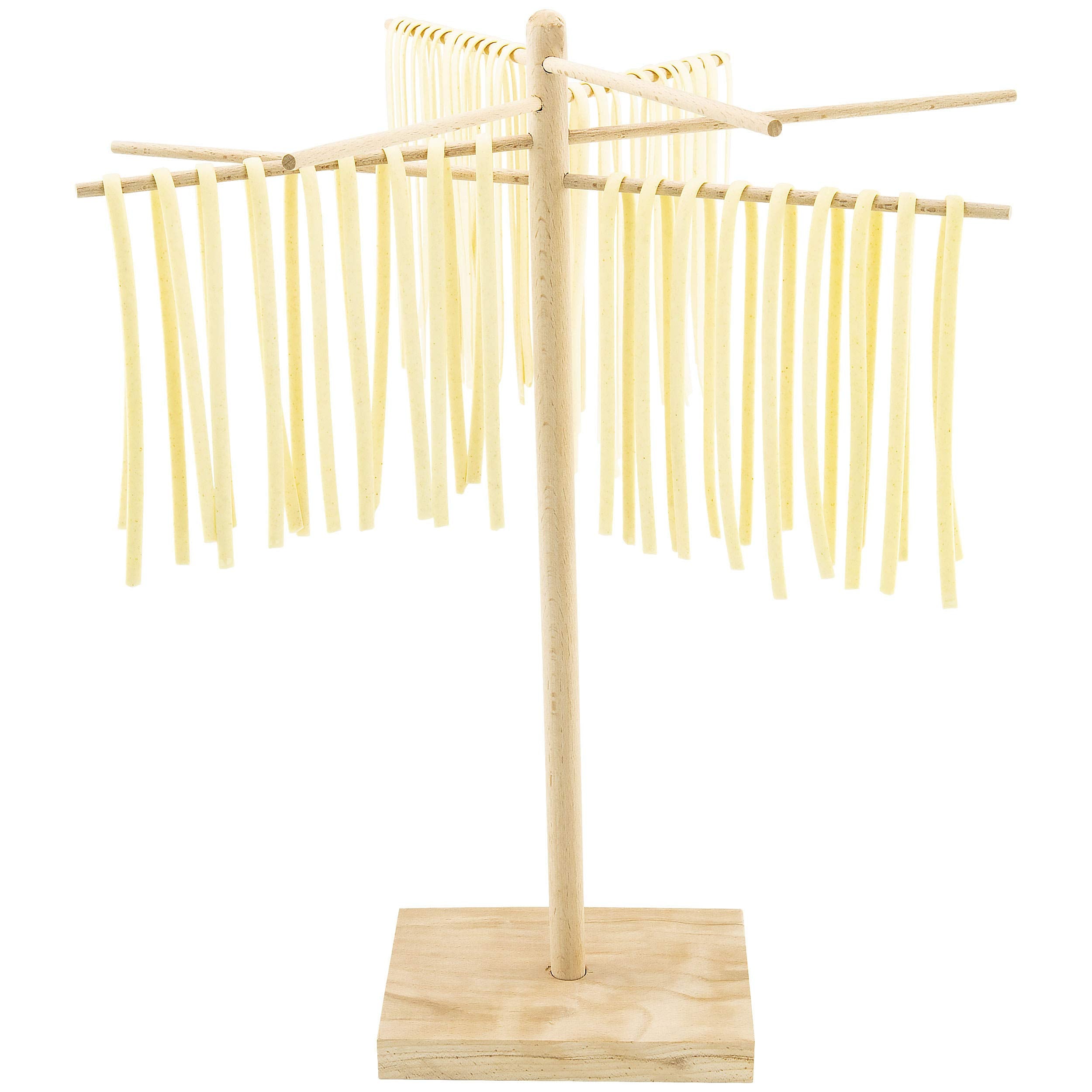 Southern Homewares Wooden Pasta Drying Rack - Collapsible Pasta Rack, Pasta Dryer, Hanging Rack For Pasta Machine, Pasta Maker K
