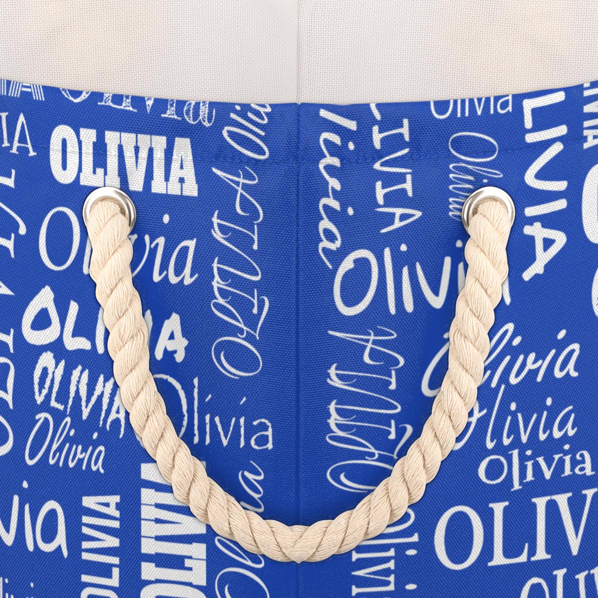 Personalized Round Laundry Hamper With Names, Custom Nursery Baskets Cubes Box, Kids Boys Men Custom Storage Dirty Clothes Baske