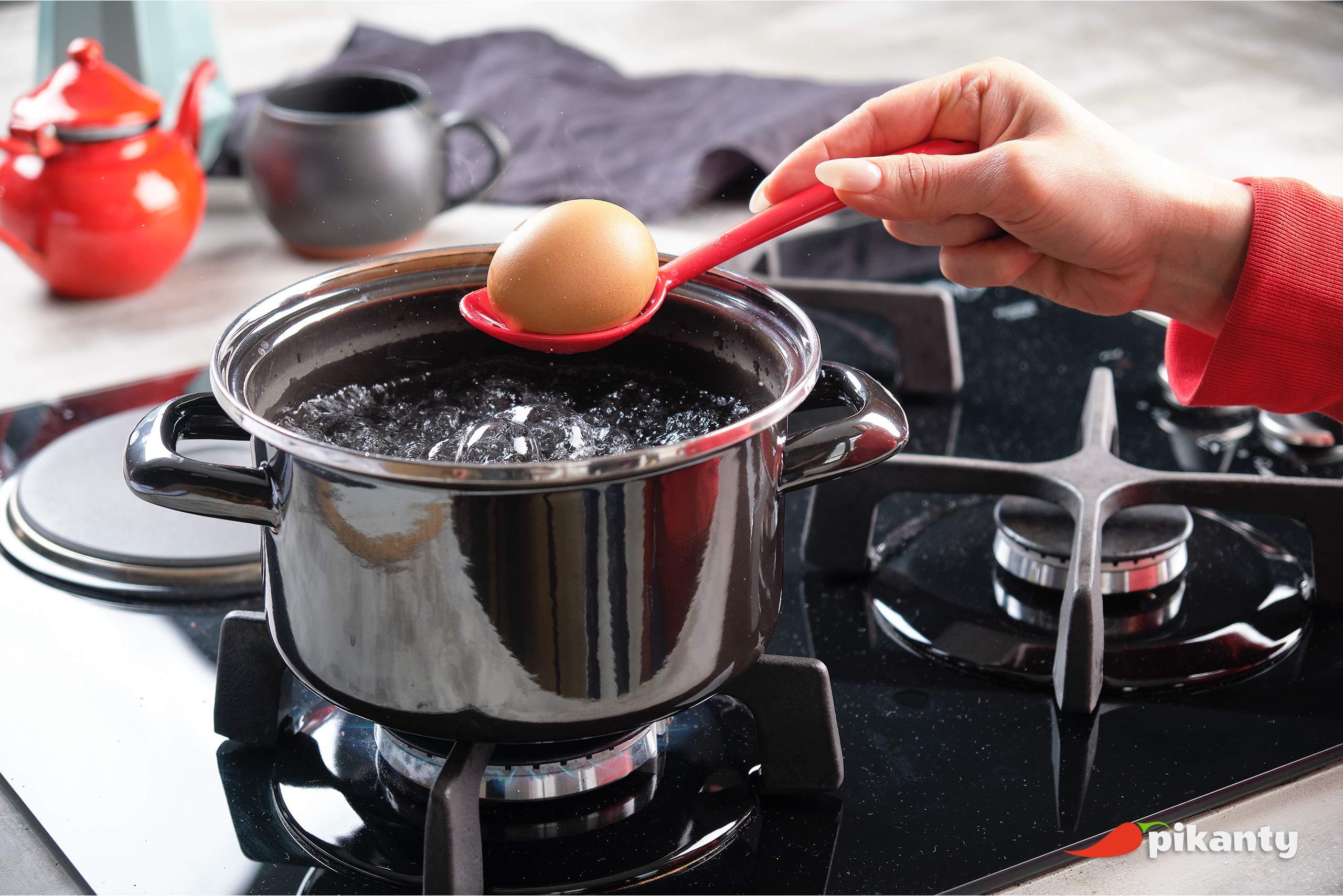 Pikanty Small Slotted Spoon - Durable and Versatile Kitchen Tool for Straining Oils  Juices  and More!