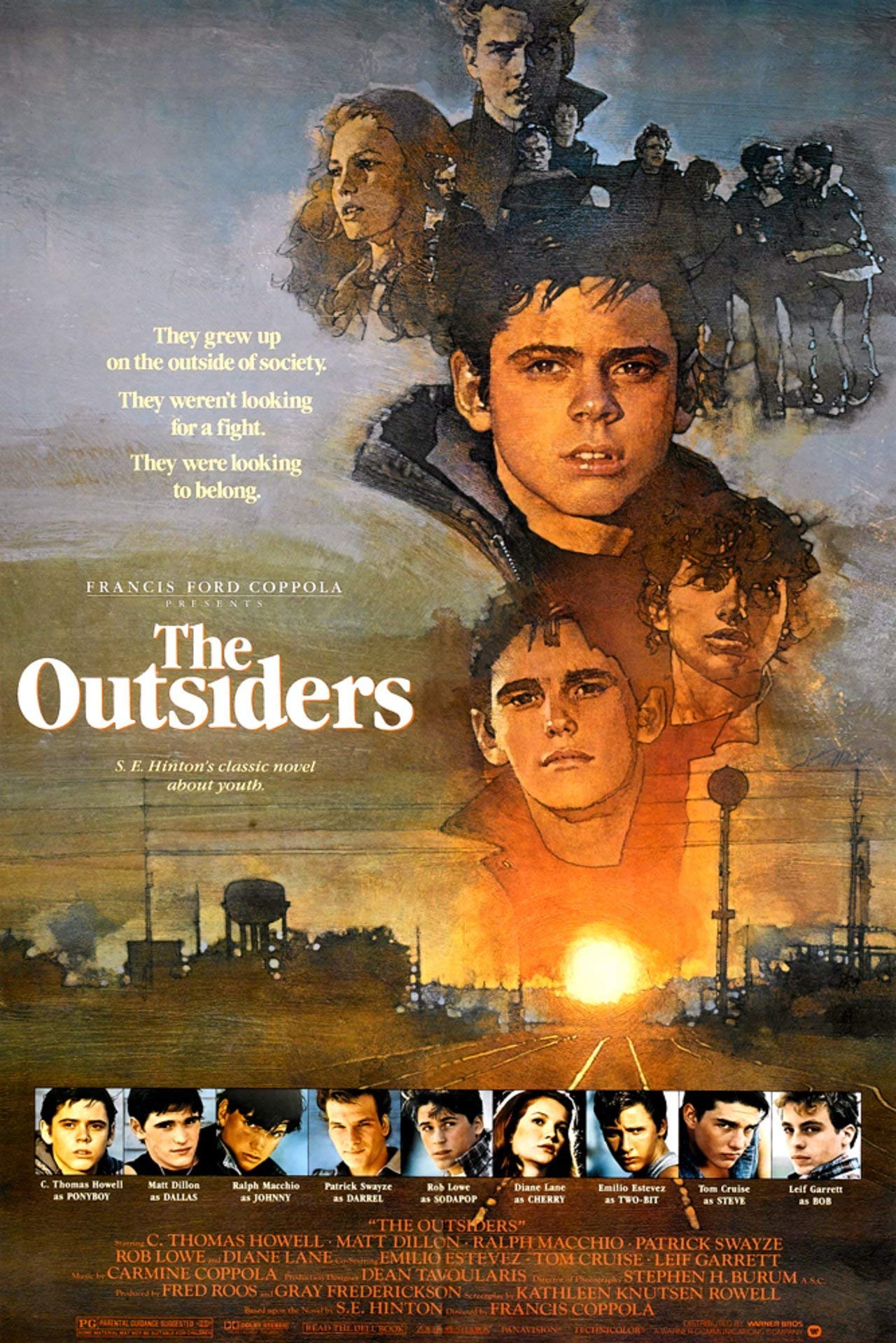 The Outsiders Movie Poster 12X18 Inch(30Cmx46Cm) Frameless Gift