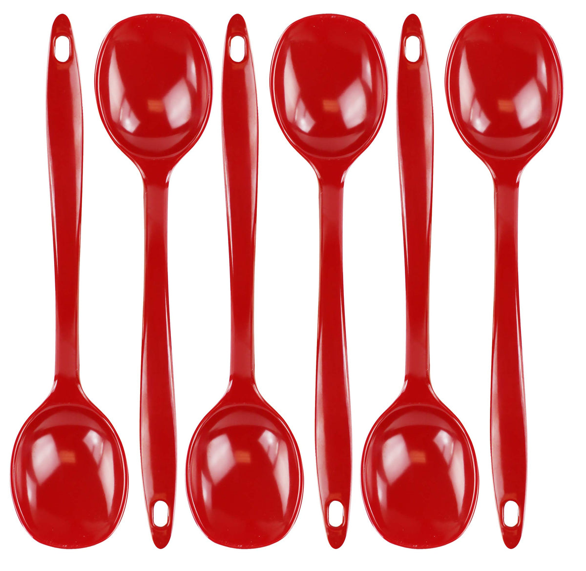 Reston Lloyd 05606M Calypso Basics 100% Melamine, Spoon, Red
