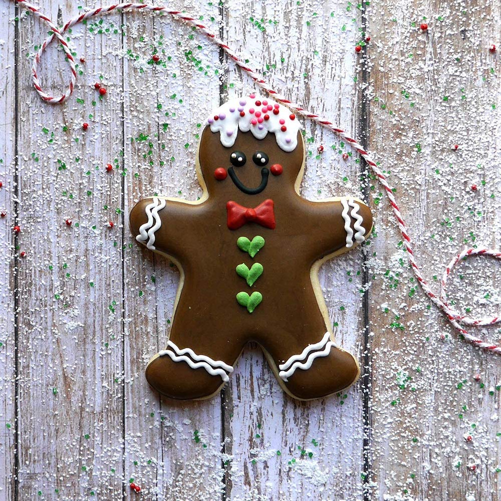 6Pcs Cute Funny Gingerbread Boy And Girl Christmas Lebkuchen Cookie Cutter Molds, Like A Family By Cspring