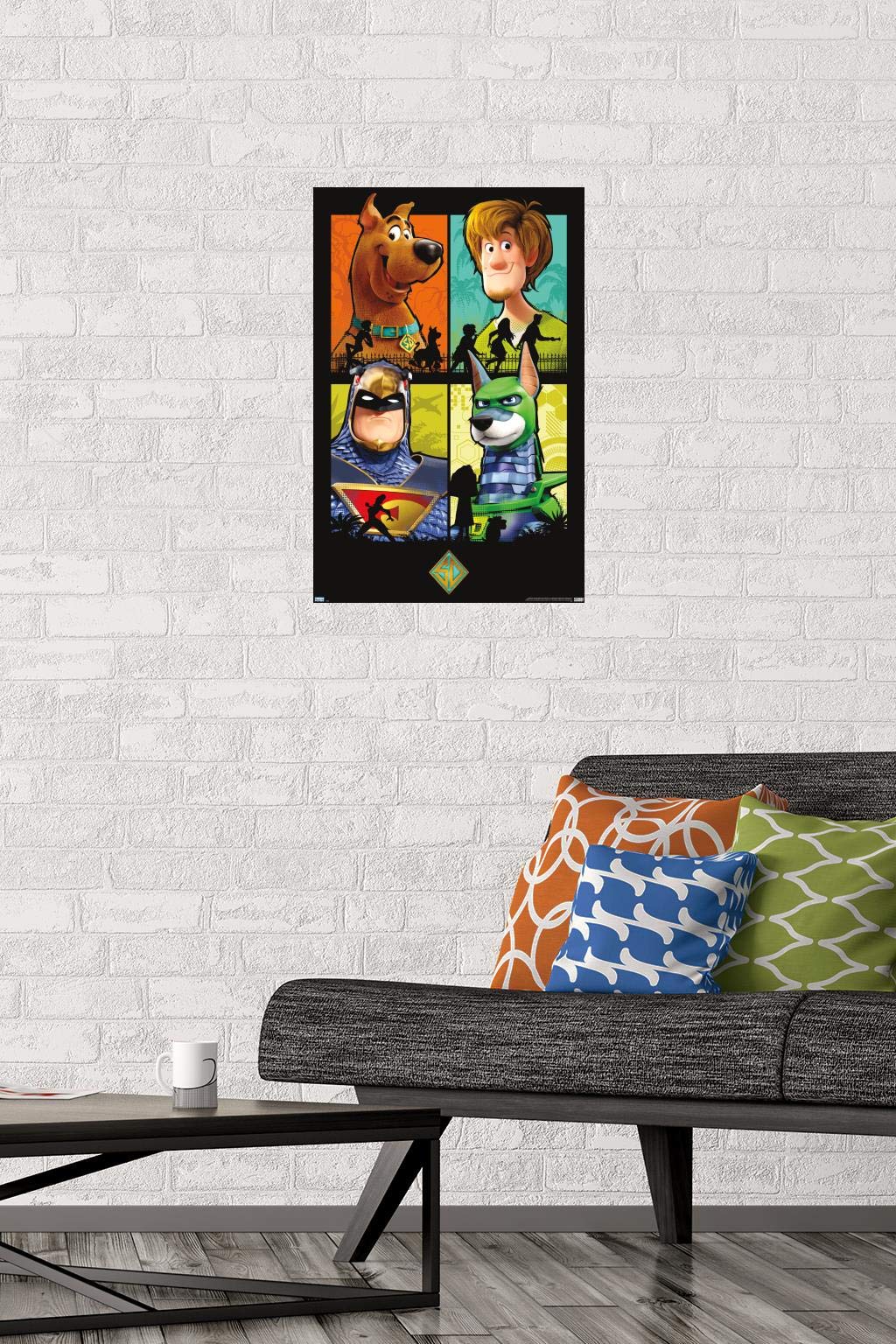 Trends International Scooby- Doo: Scoob! - Grid Wall Poster, 14.725'' X 22.375'', Premium Unframed Version