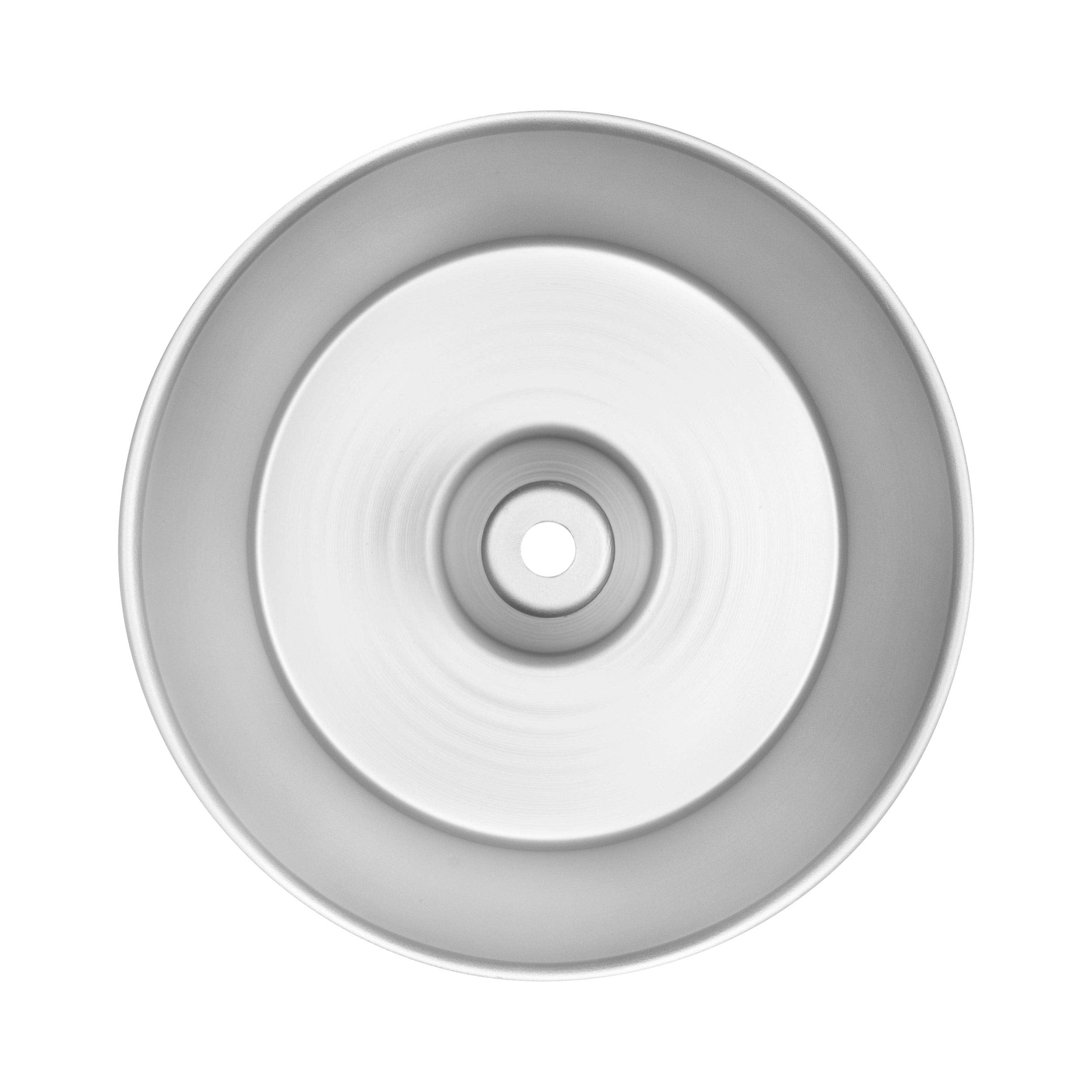 Fat Daddio's Angel Food Cake Pan, 10 Inch Anodized Aluminum, Silver, Model PAF-10425