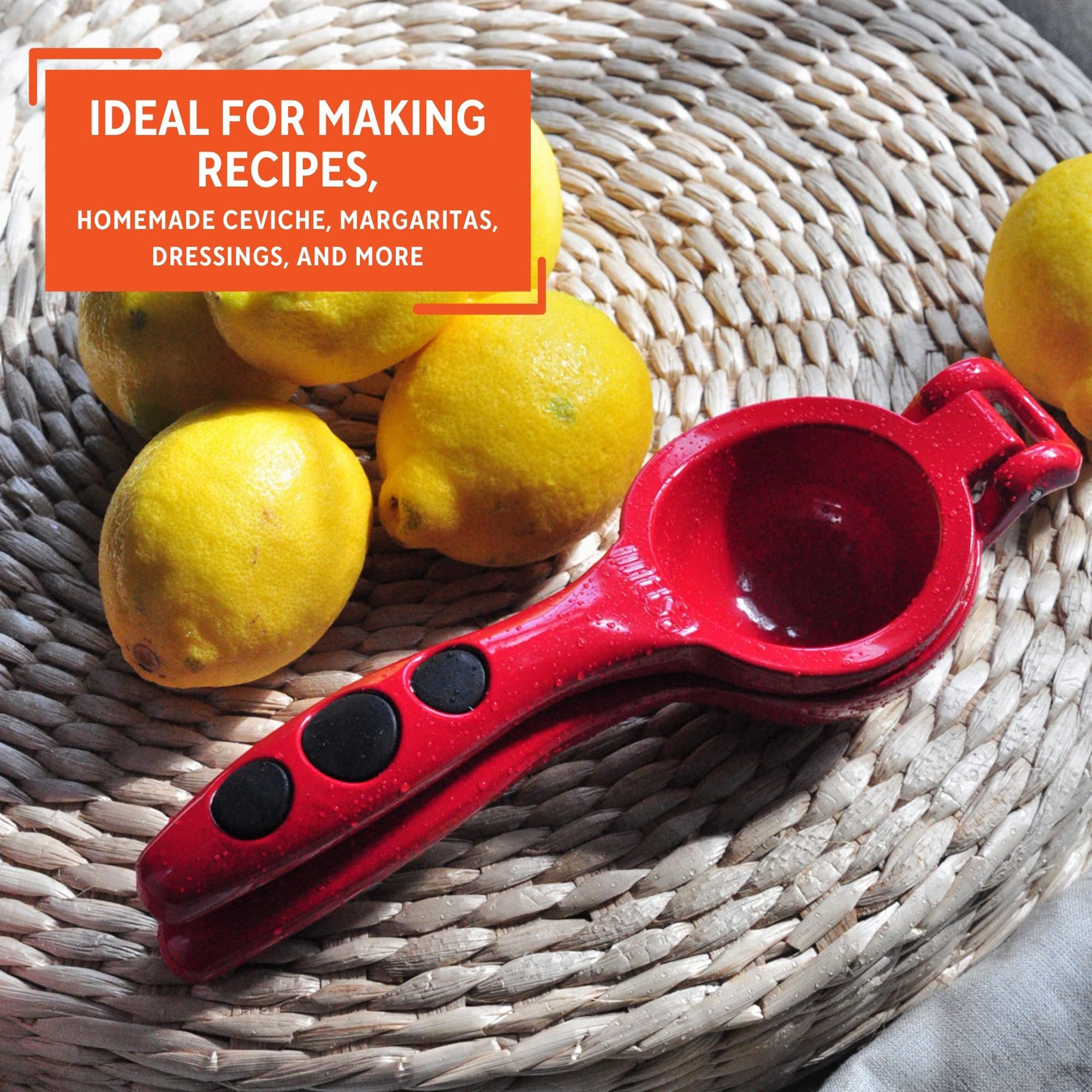 Imusa Usa, Red Lemon/Lime Squeezer, One Size