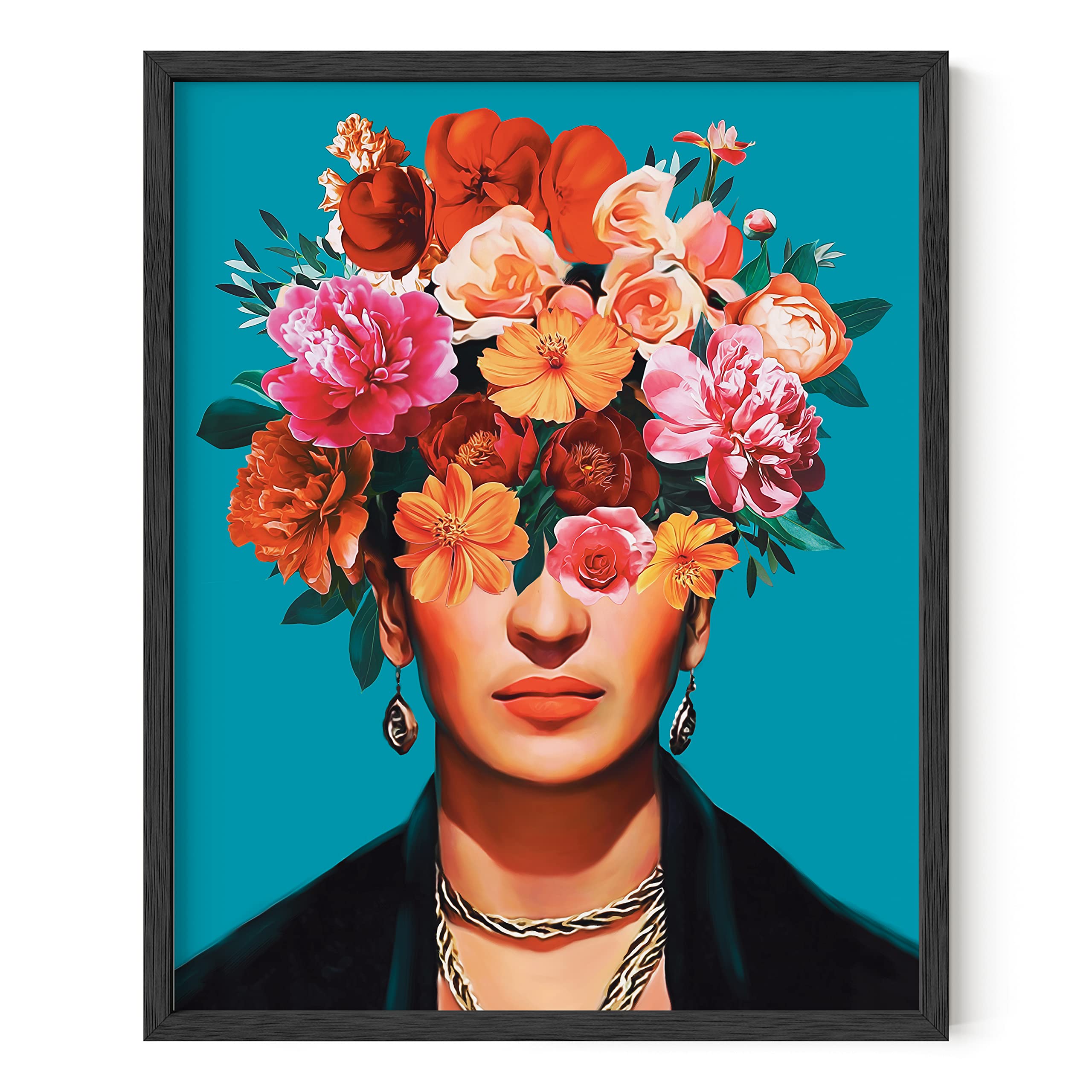 Haus And Hues Frida Kahlo, Mexican Art - Frida Kahlo For Girls, Diego Rivera Frameable Prints, Frida Kahlo Gifts, Female Empower