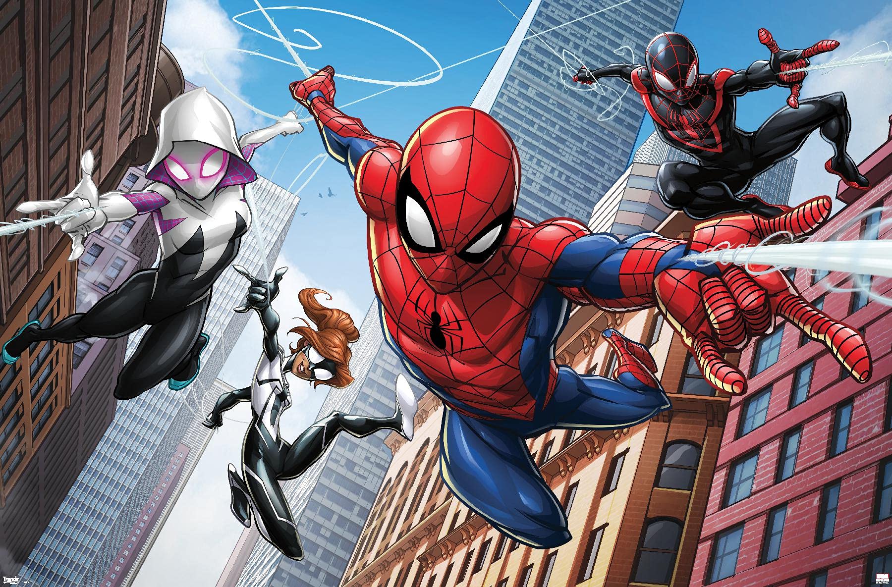 Trends International Marvel Comics - Spider-Man - Web Heroes Wall Poster, 22.375'' X 34'', Unframed Version