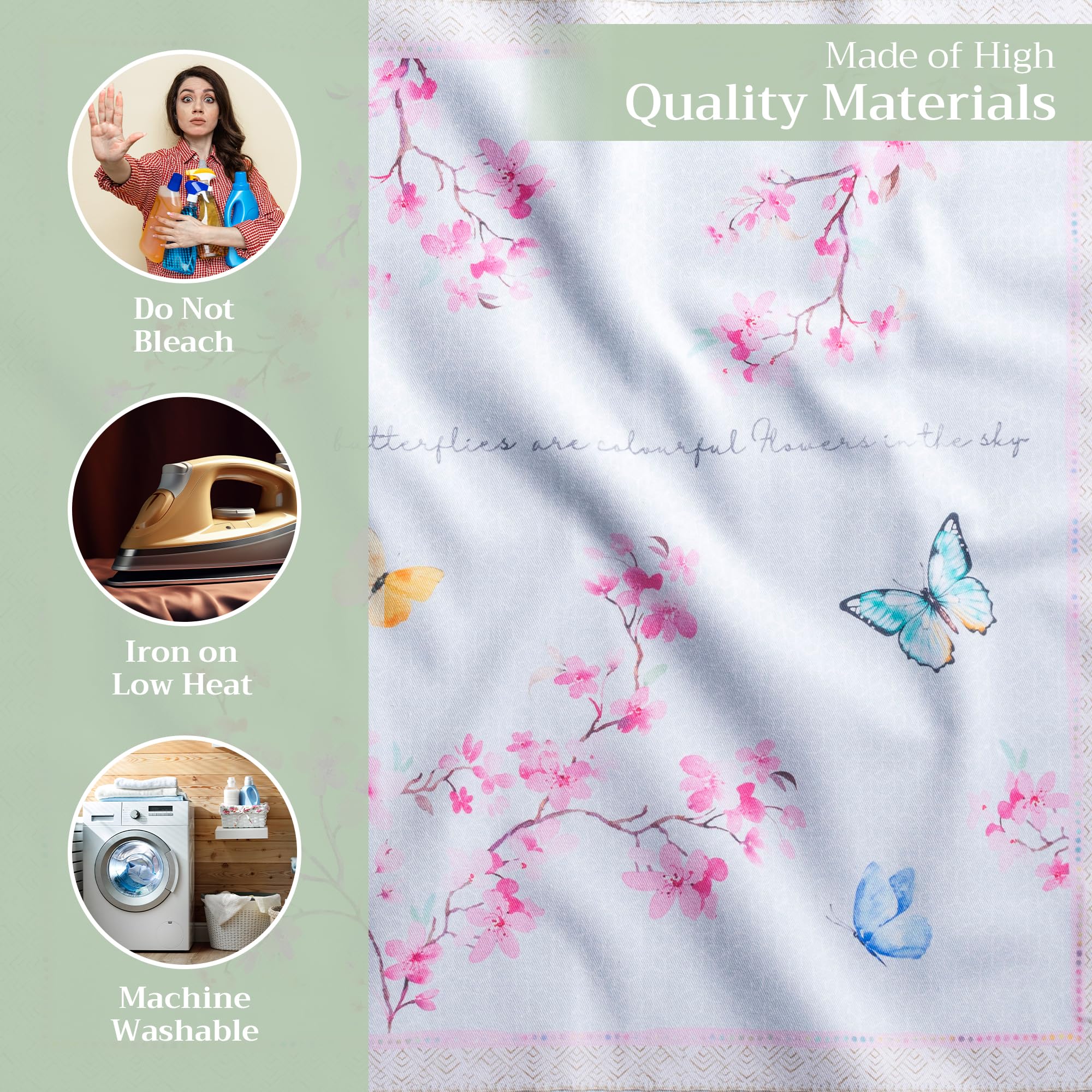 Maison D ' Hermine Napkin 100% Cotton 20 ''X20 '' Set Of 4 Decorative Washable Table Cloth Napkins, Dining, Holidays, Buffet Par