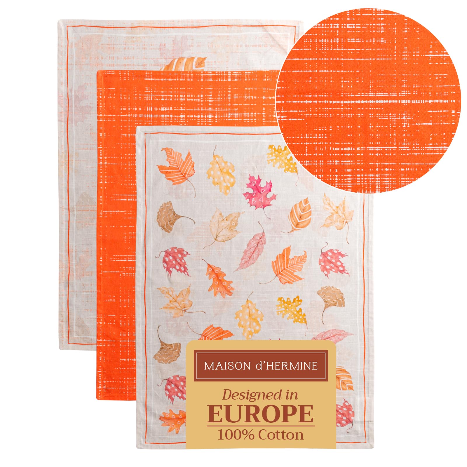 Maison D' Hermine Kitchen Towel 100% Cotton Quick Dry Cleaning Dishtowel For Gifts, Dining, Home, Wedding, Banquet, Buffet, Colo